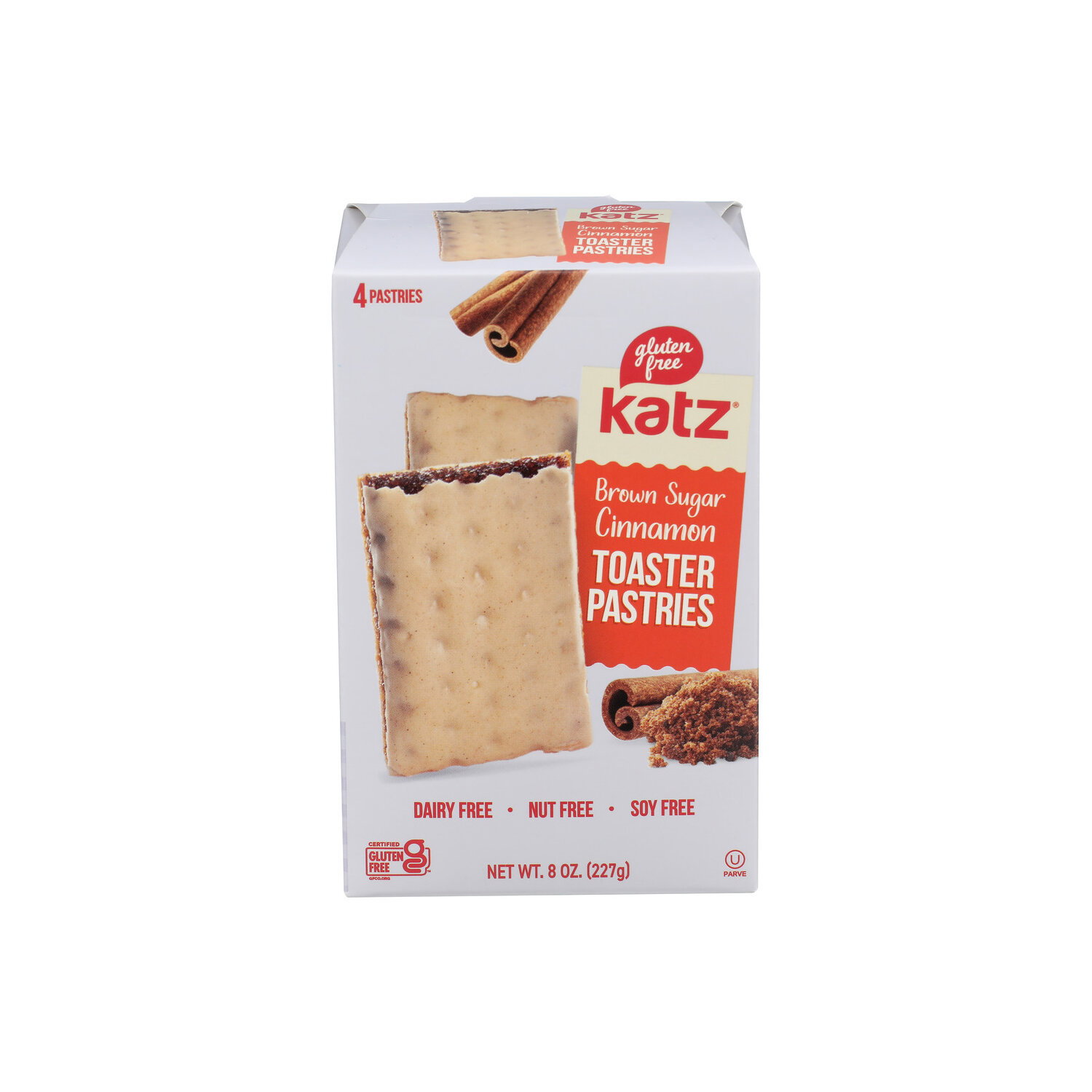 Katz Gluten Free Cinnamon Sugar Toaster Pastries - 2 Ounce - 4 Count Image 1 of 4