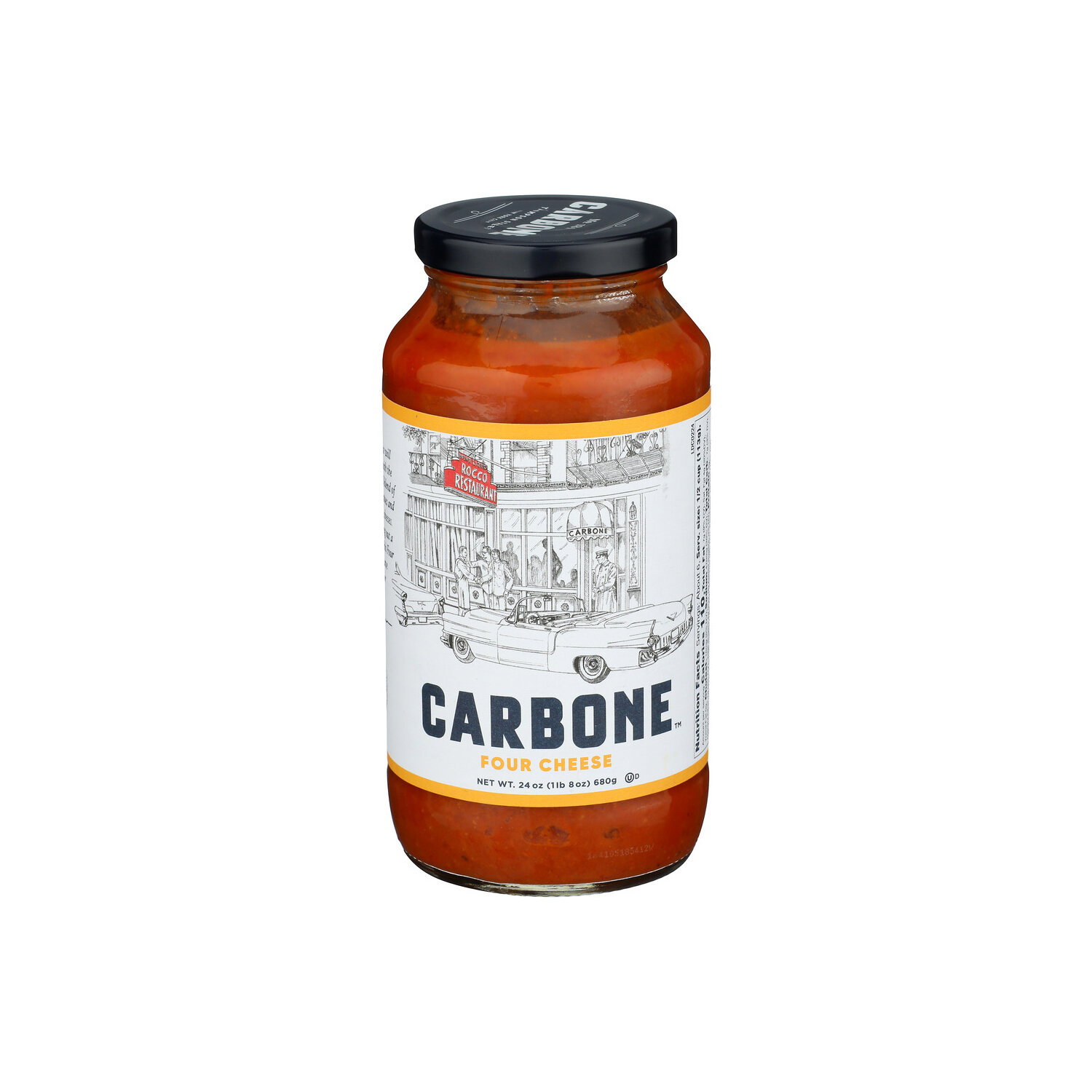 KASHISENTO CARBONS 3005 4個セット Carbone Four Cheese Pasta Sauce - 24 Ounce - Super 1 Foods