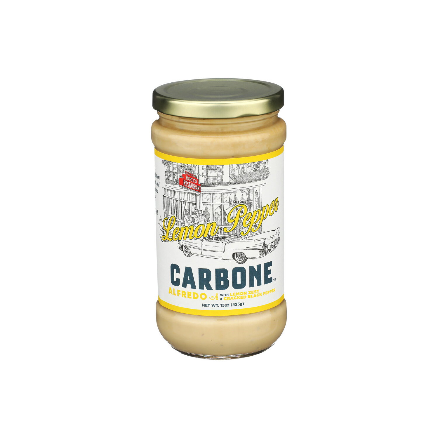 Carbone Lemon Pepper Alfredo Pasta Sauce - 15 Ounce Image 1 of 4