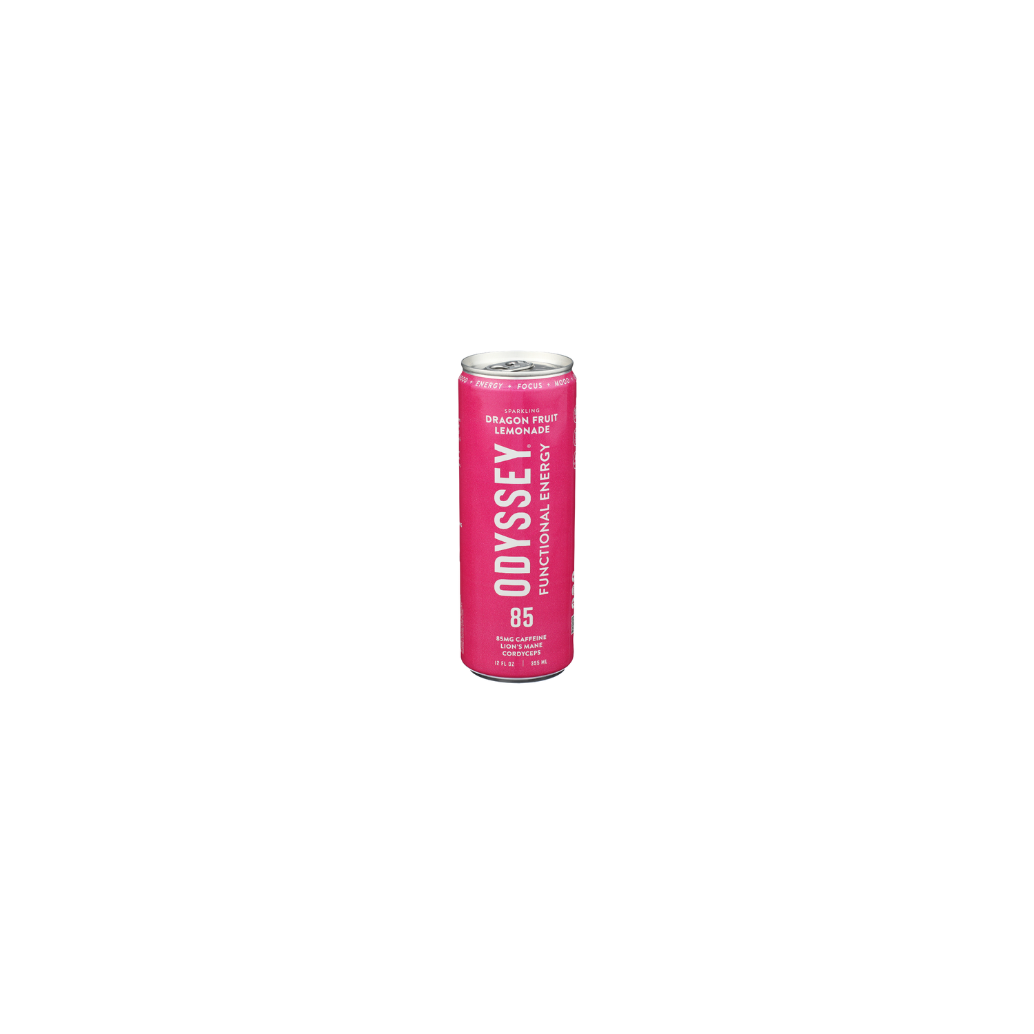 Odyssey Energy Dragon Fruit Lemonade - 12 Fluid Ounce Image 1 of 4