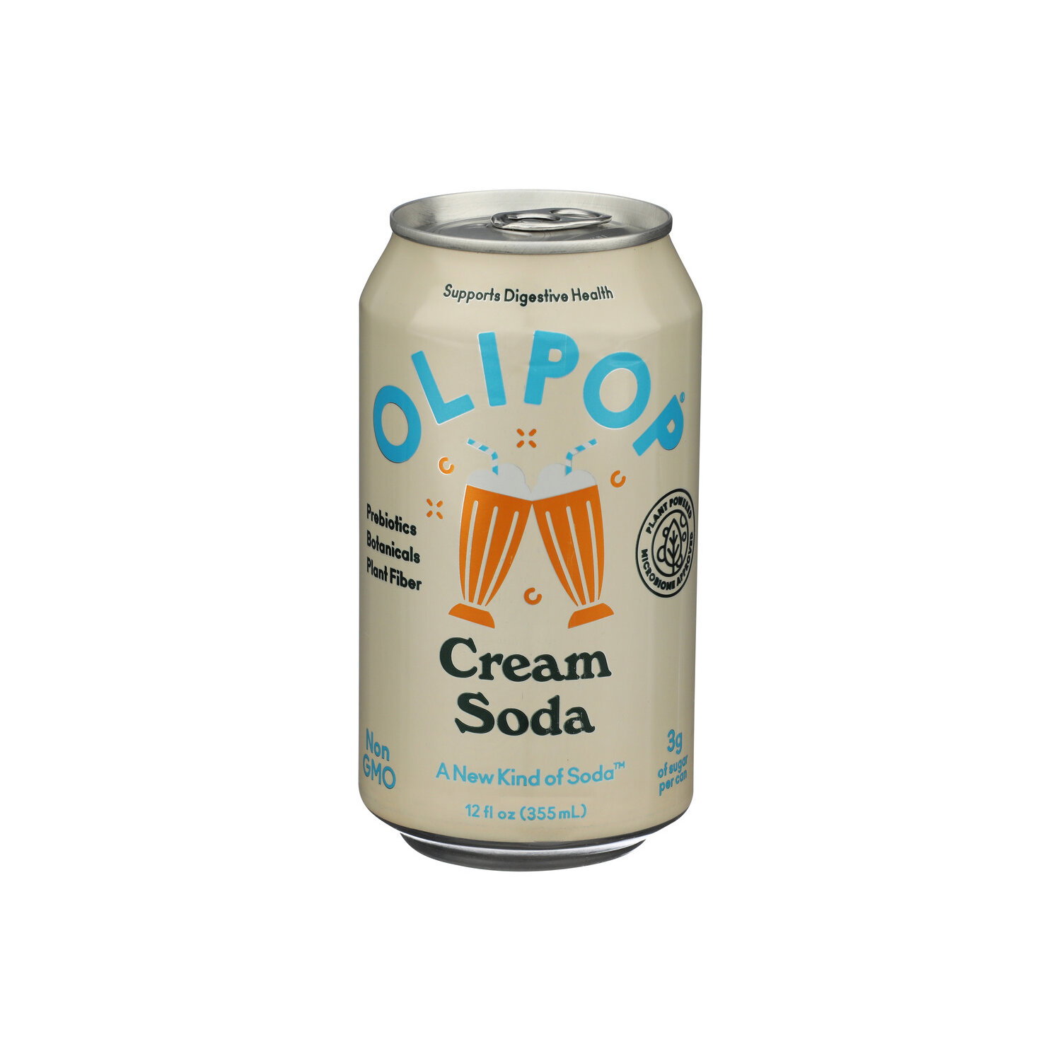 Olipop Cream Soda - 12 Fluid Ounce - Super 1 Foods