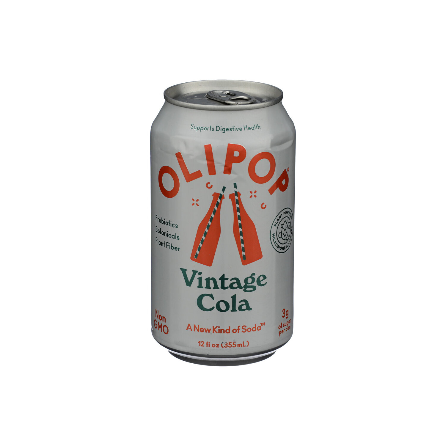 OLIPOP Prebiotic Vintage Cola Soda Pop - 12 Fluid Ounce Image 1 of 4