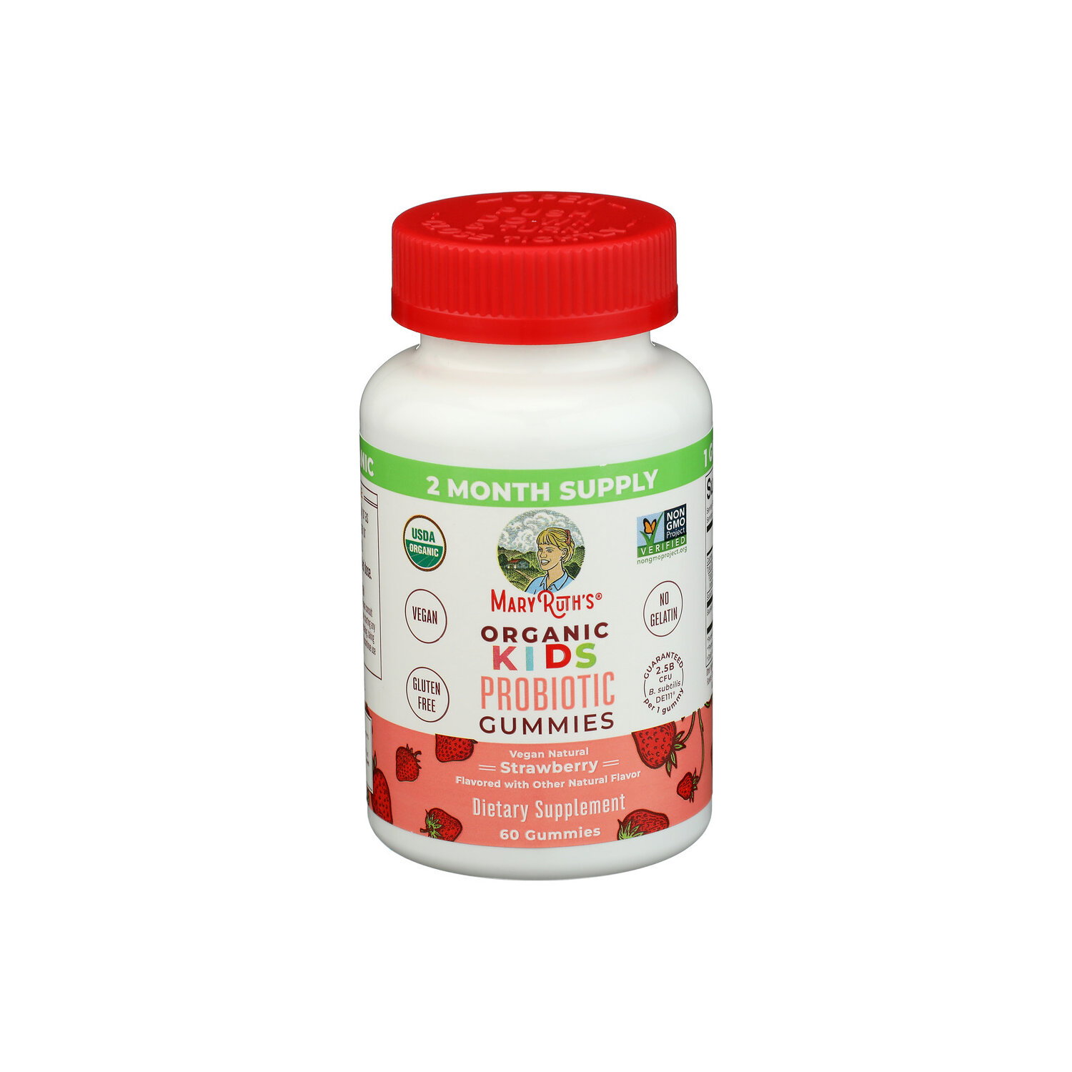 MaryRuth's Kids' Organic Probiotic Gummies - 60 Count Image 1 of 2