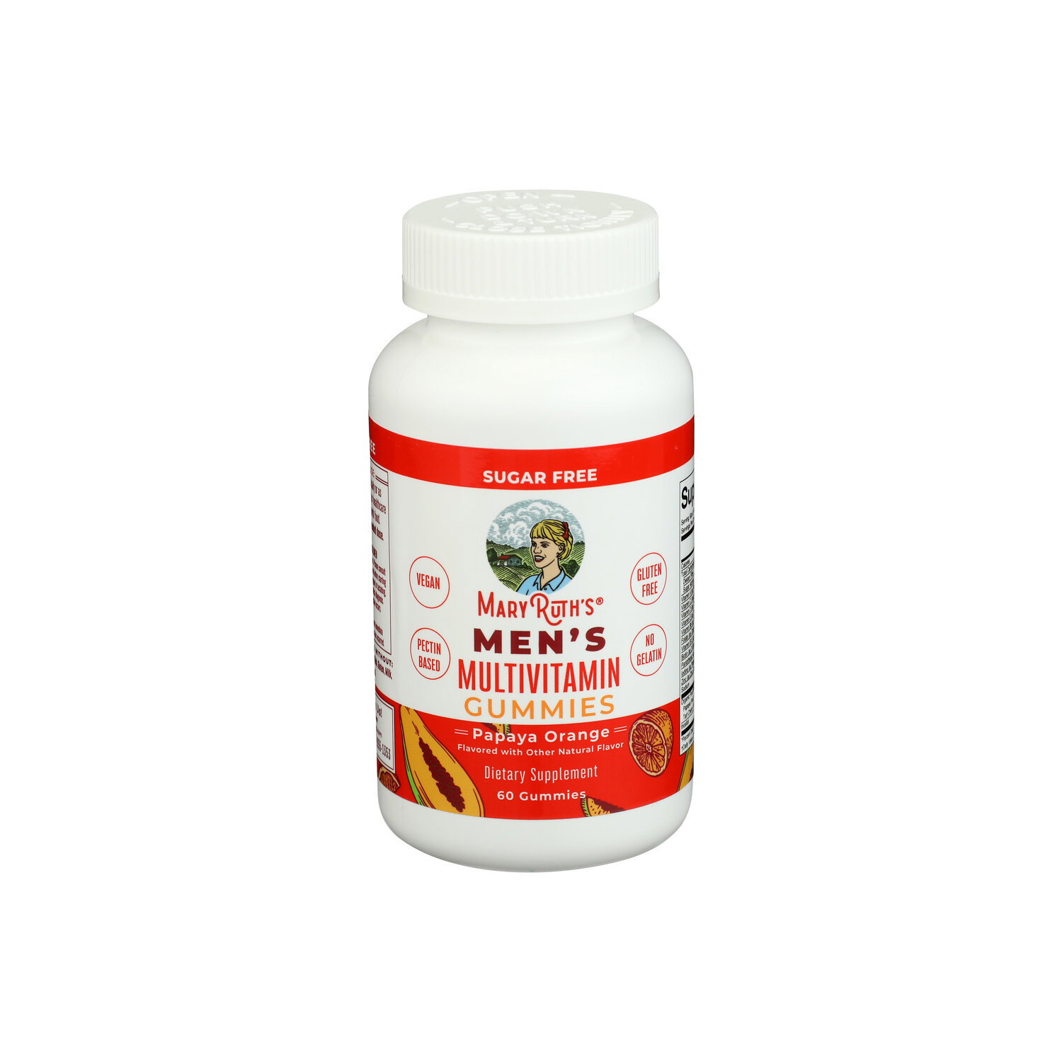 MARYRUTH's Papaya Mens Multivitamin Gummies - 60 Count Image 1 of 3