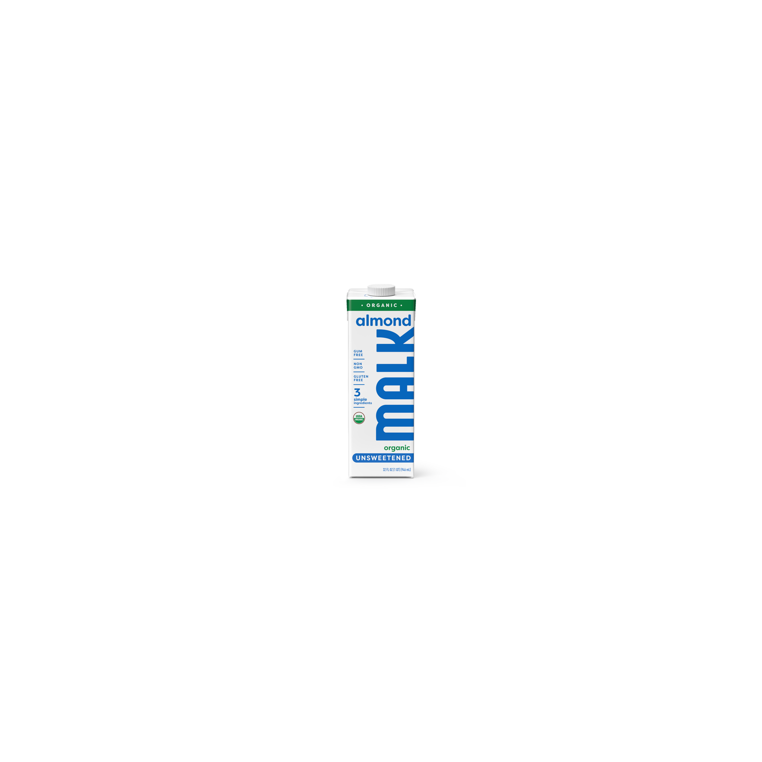 Malk Unsweetened Shelf Stable Almond - 32 Fluid Ounce Image 1 of 4