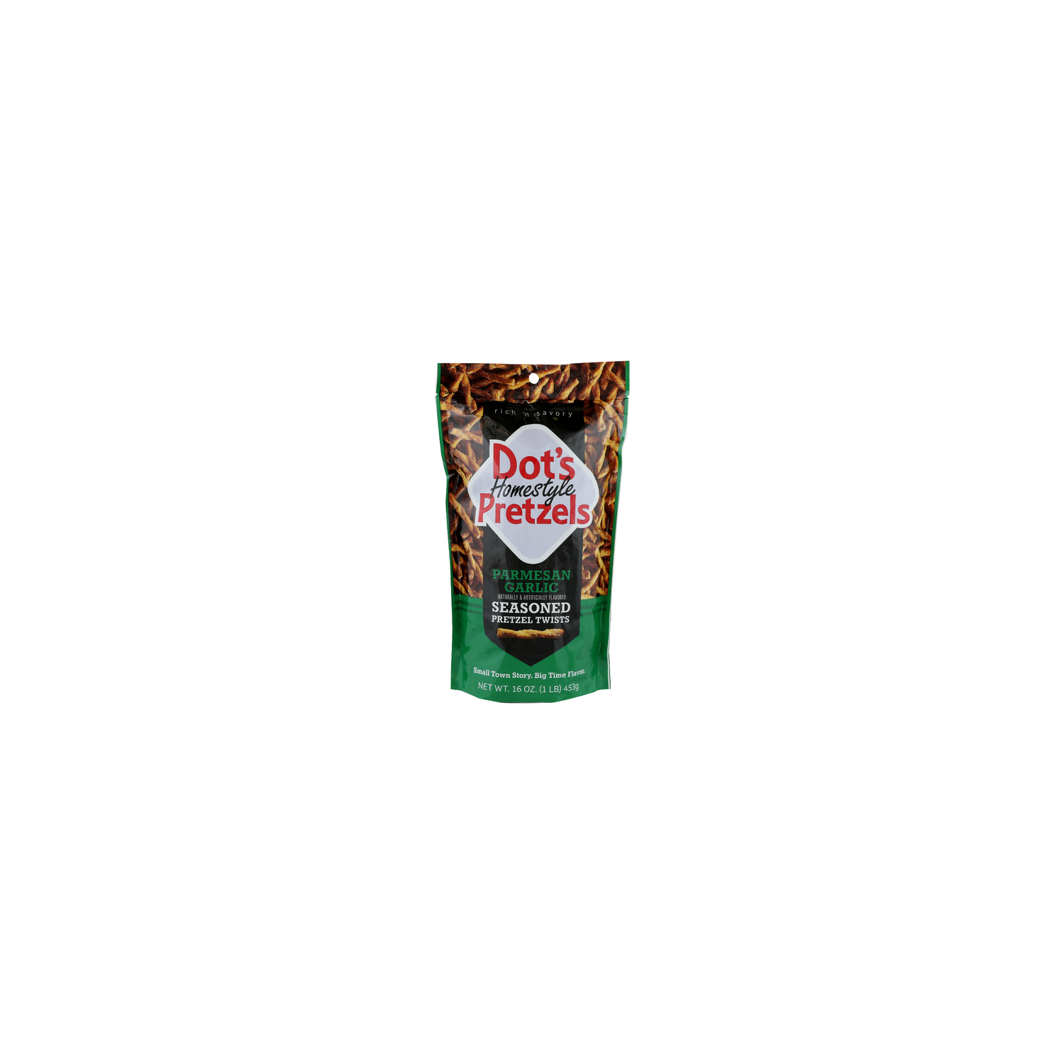 Dot's Pretzels Homestyle Parmesan Garlic Seasoned Pretzel Twists - 16 Ounce Image 1 of 4