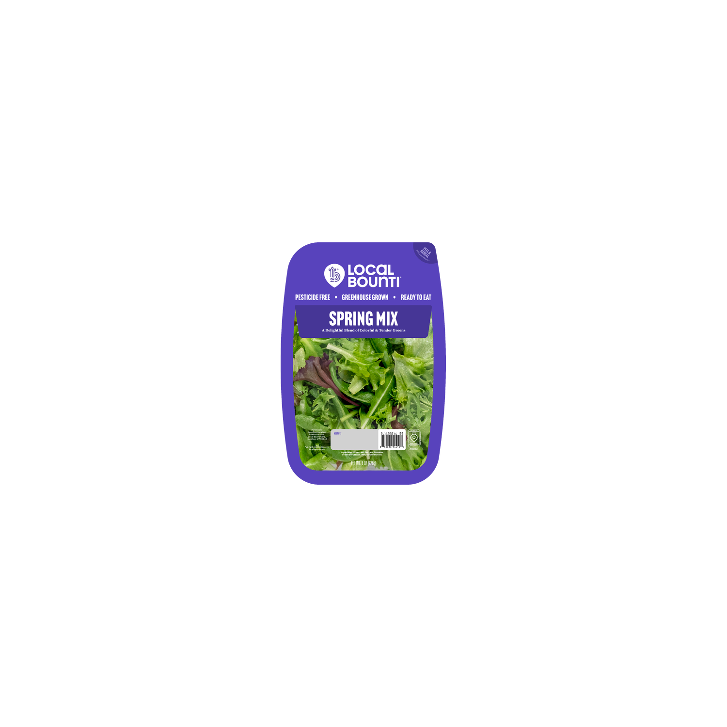 Local Bounti Spring Mix Lettuce - 8 Ounce
