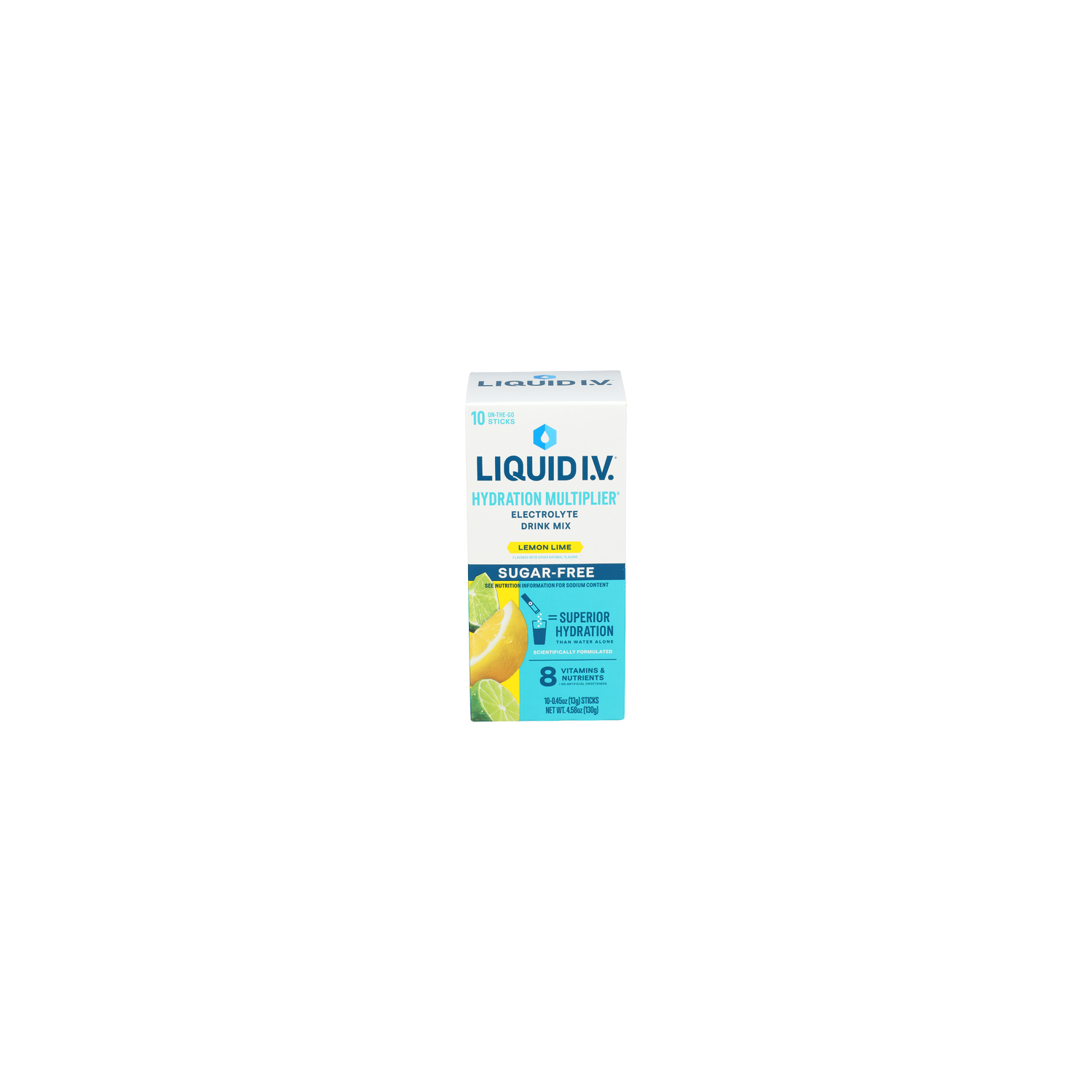 Liquid I.V. Hydration Sf Lmn Lm - 0.458 Ounce - 10 Count Image 1 of 2