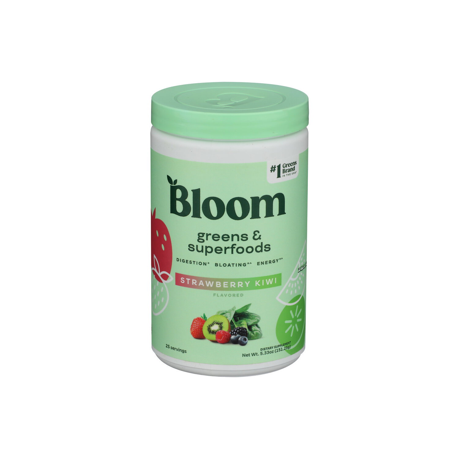 Bloom NU, Llc Strawberry Kiwi Greens & Superfoods - 5.33 Ounce Image 1 of 2