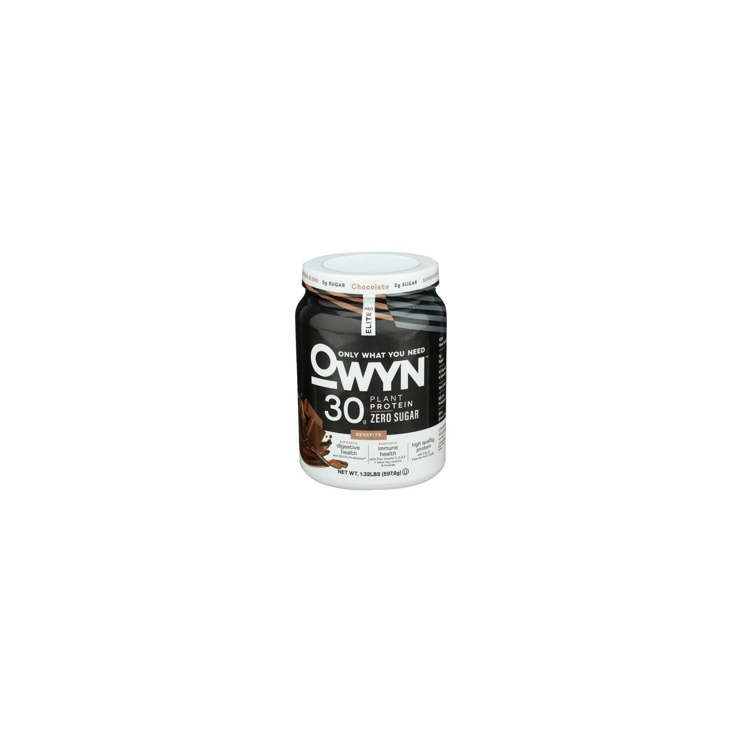 Owyn Chocolate Pro Ellite Powder - 1.32 Pound Image 1 of 4
