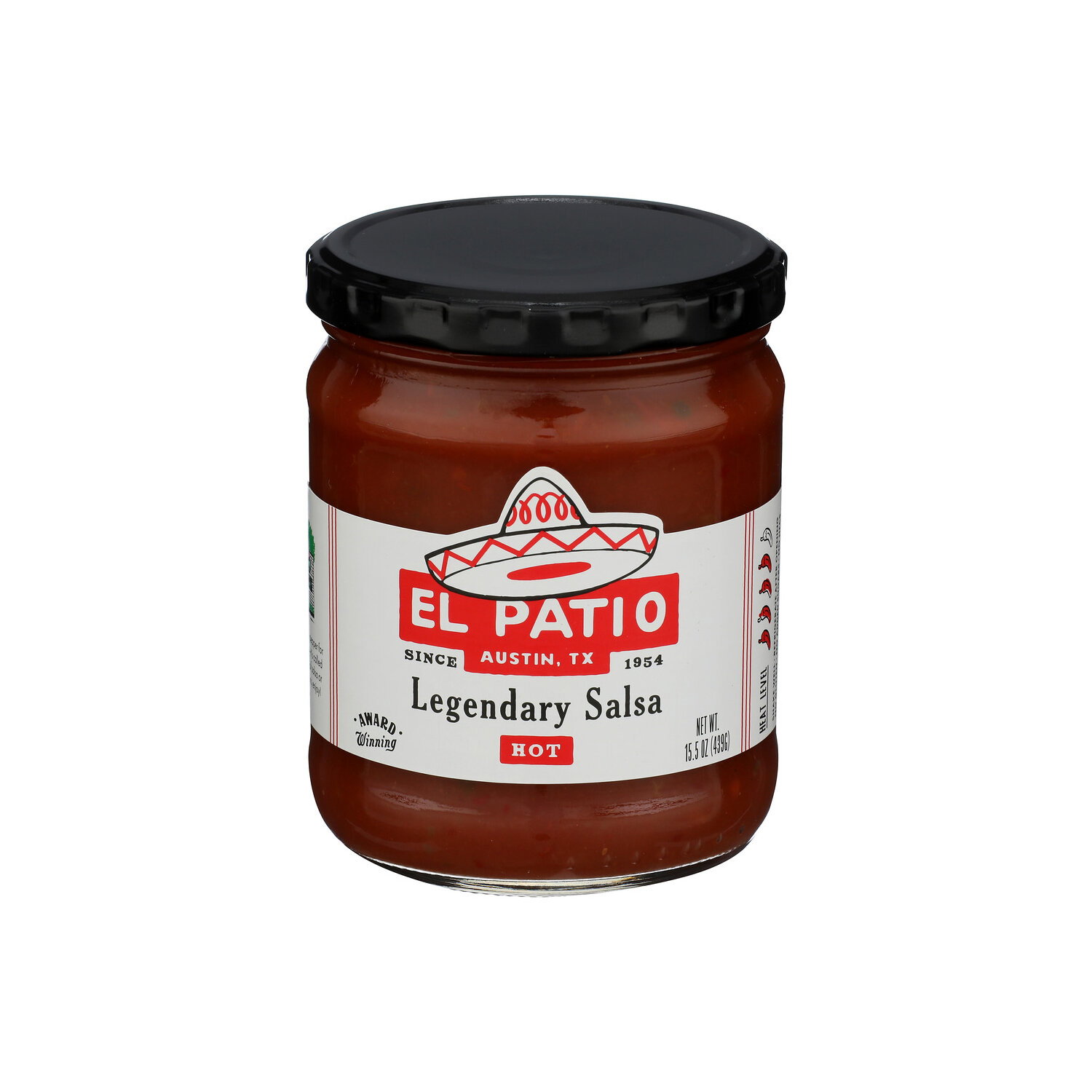 El Patio Salsa Red Hot - 15.5 Ounce Image 1 of 4