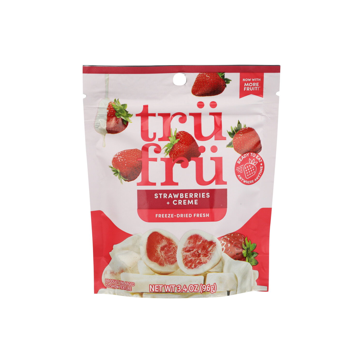 Tru Fru Freeze Dried Strawberries & Crème - 3.4 Ounce Image 1 of 4