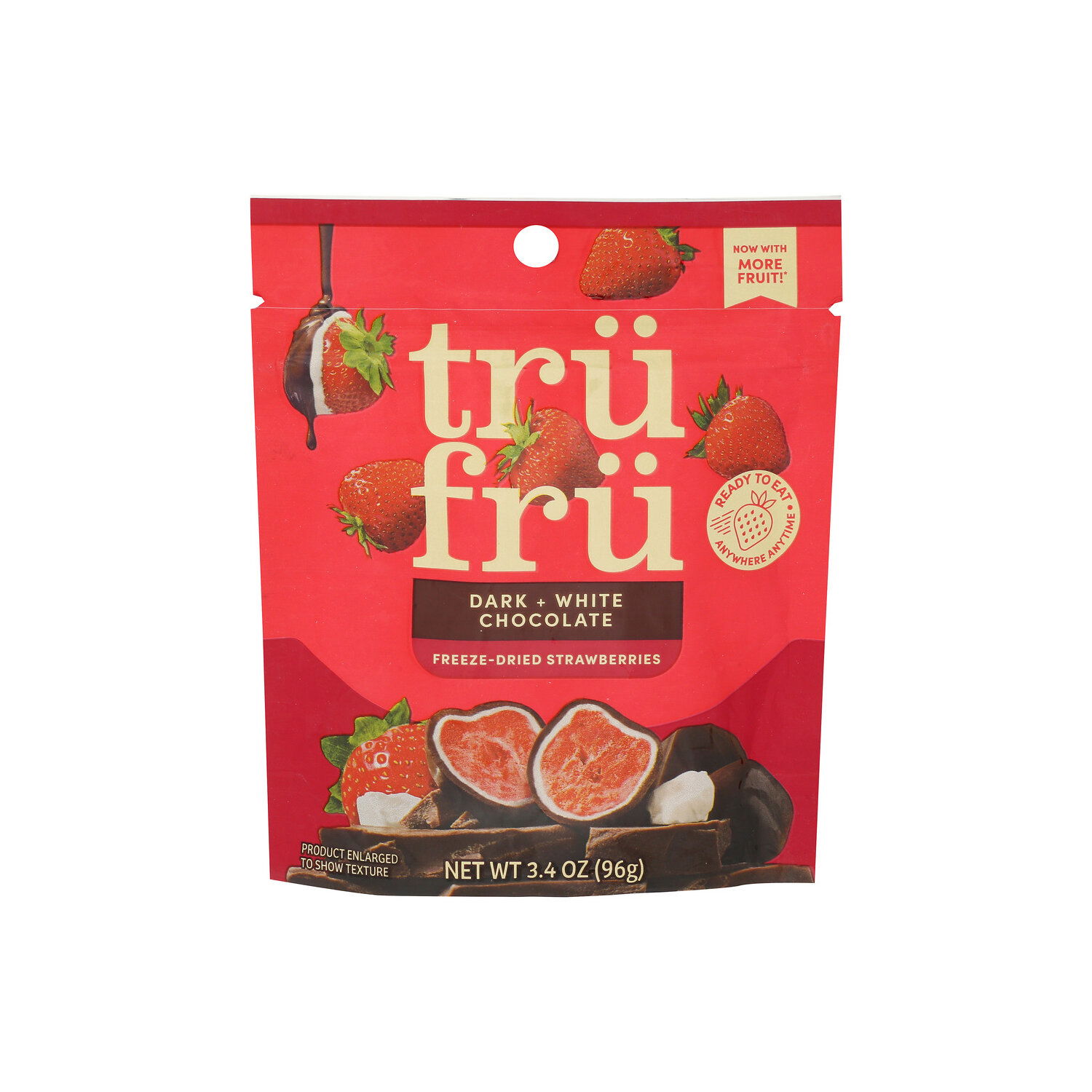 Tru Fru Strwby Gs Hd Wte Dk Choc - 3.4 Ounce - Brookshire's