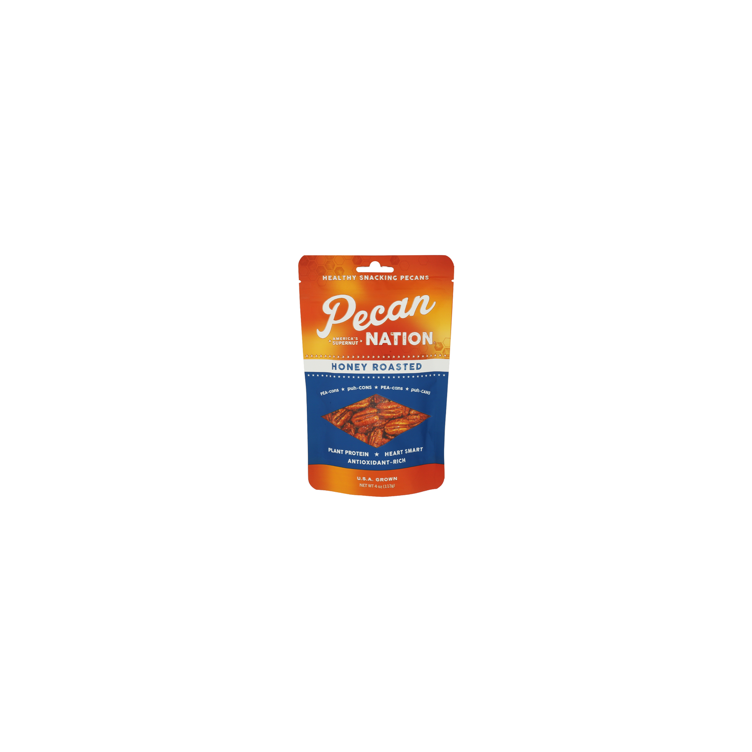 Pecan Nation Honey Roasted Snacking Pecans - 4 Ounce Image 1 of 4