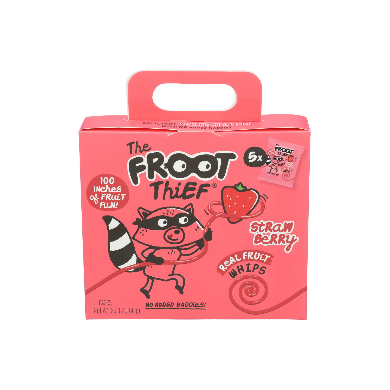 The Froot Thief Strawberry Real Fruit Whips - 0.7 Ounce - 5 Count Image 1 of 3