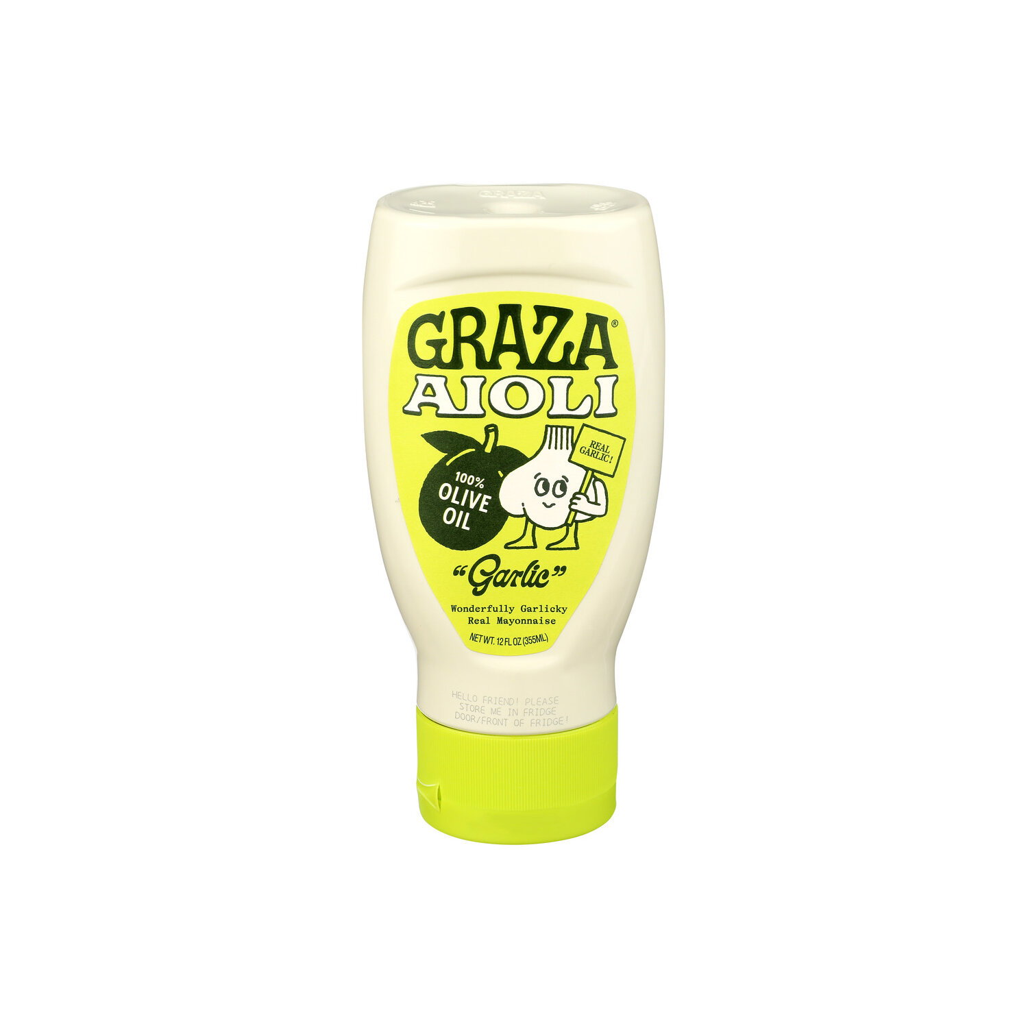 Graza Unscented No Flavor Specified Cream Mayo Aioli By Squeeze - 12 Fluid Ounce Image 1 of 4