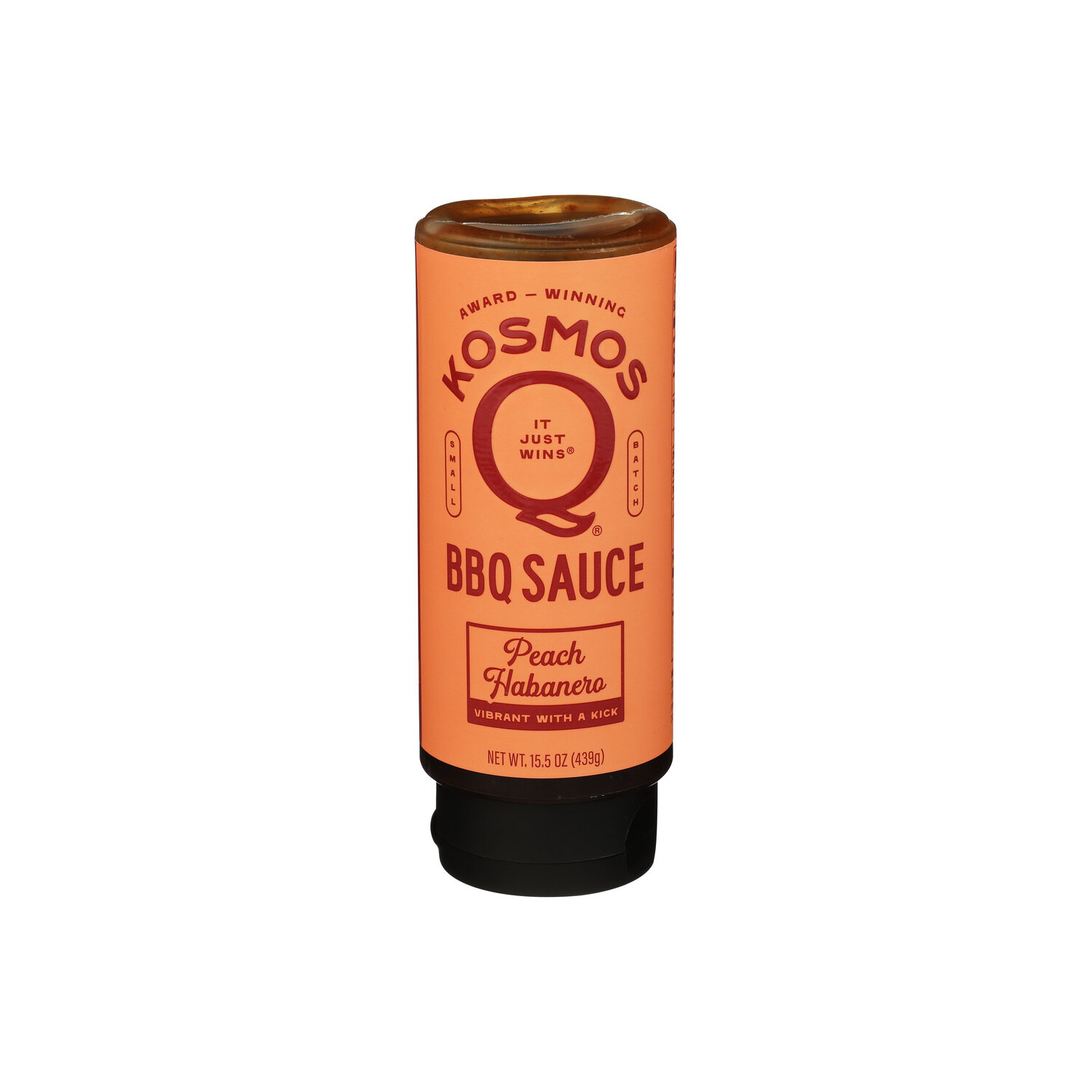 Kosmos Q Sauce BBQ Peach Habanero - 15.5 Ounce Image 1 of 4