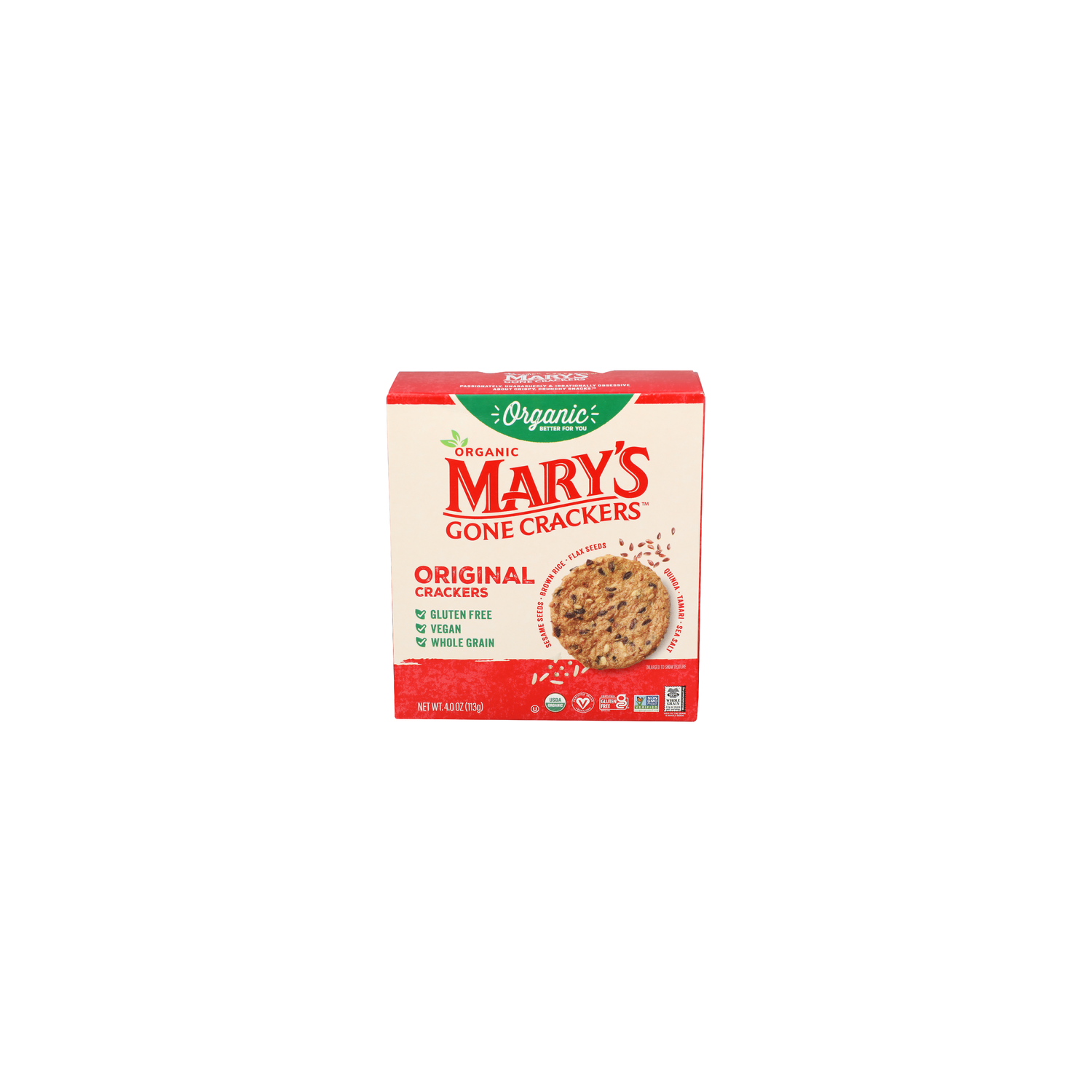MARY's Gone Crackers Original Flavor - 4 Ounce Image 1 of 4