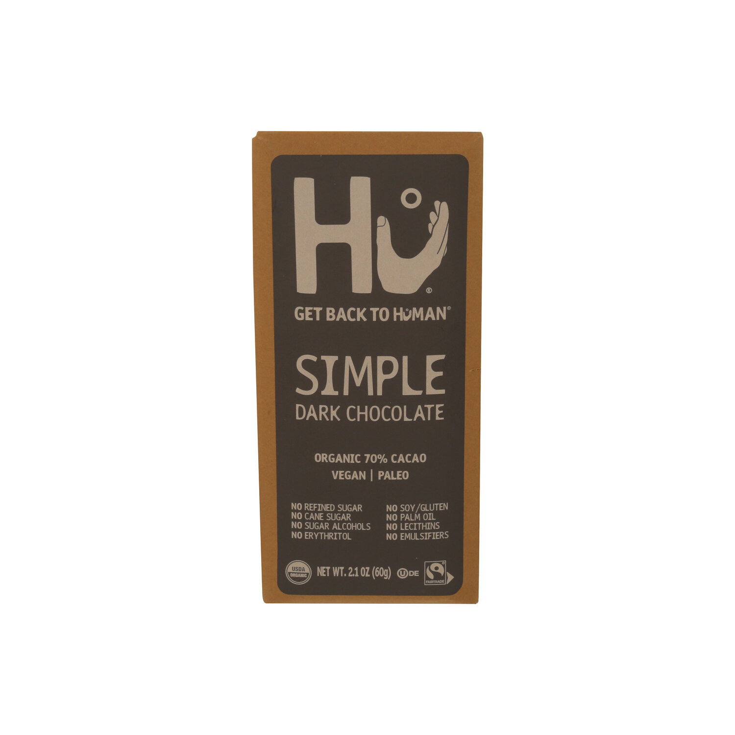 Hu Simple Dark Chocolate Bar - 2.1 Ounce Image 1 of 4