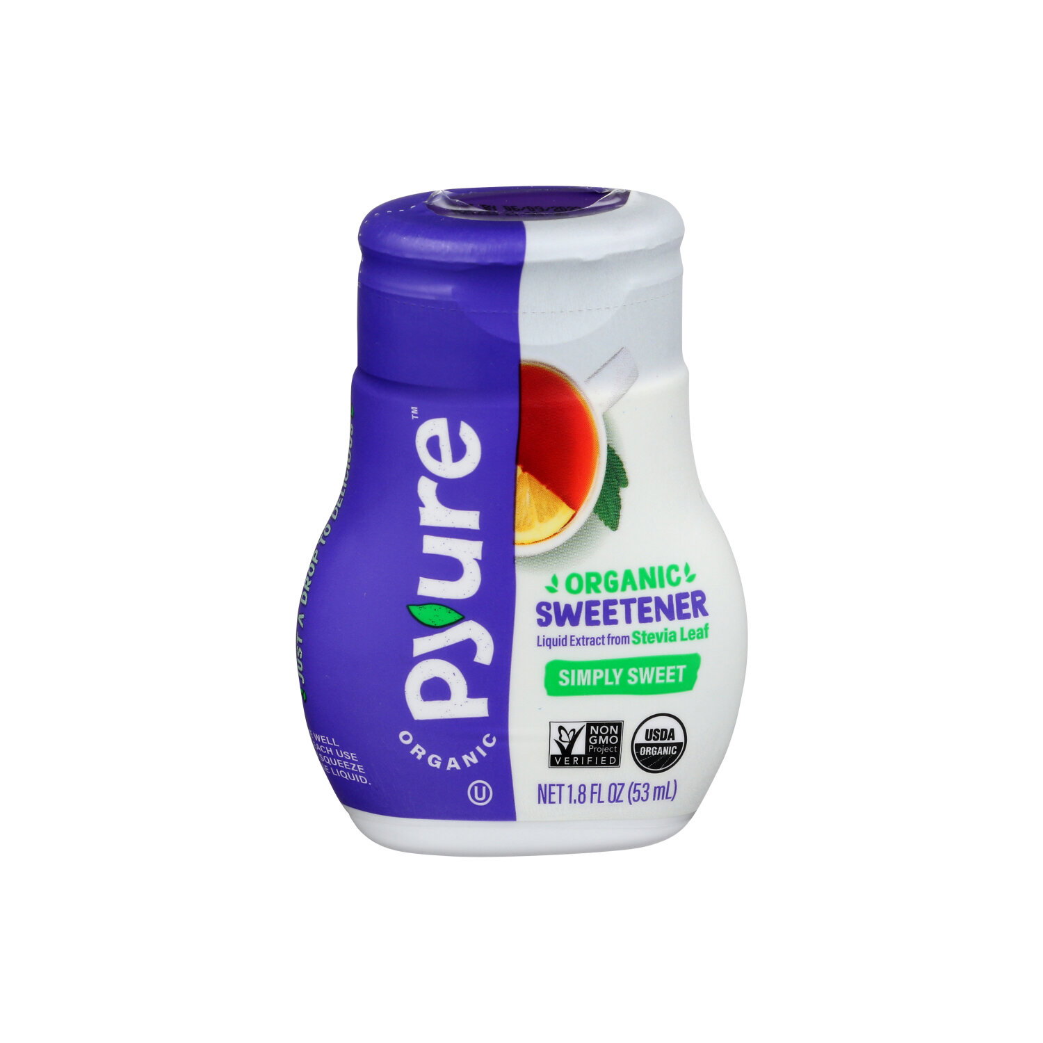 Pyure Liquid Organic Sweetener Stevia Extract Simply Sweet Drops - 1.8 Fluid Ounce Image 1 of 4
