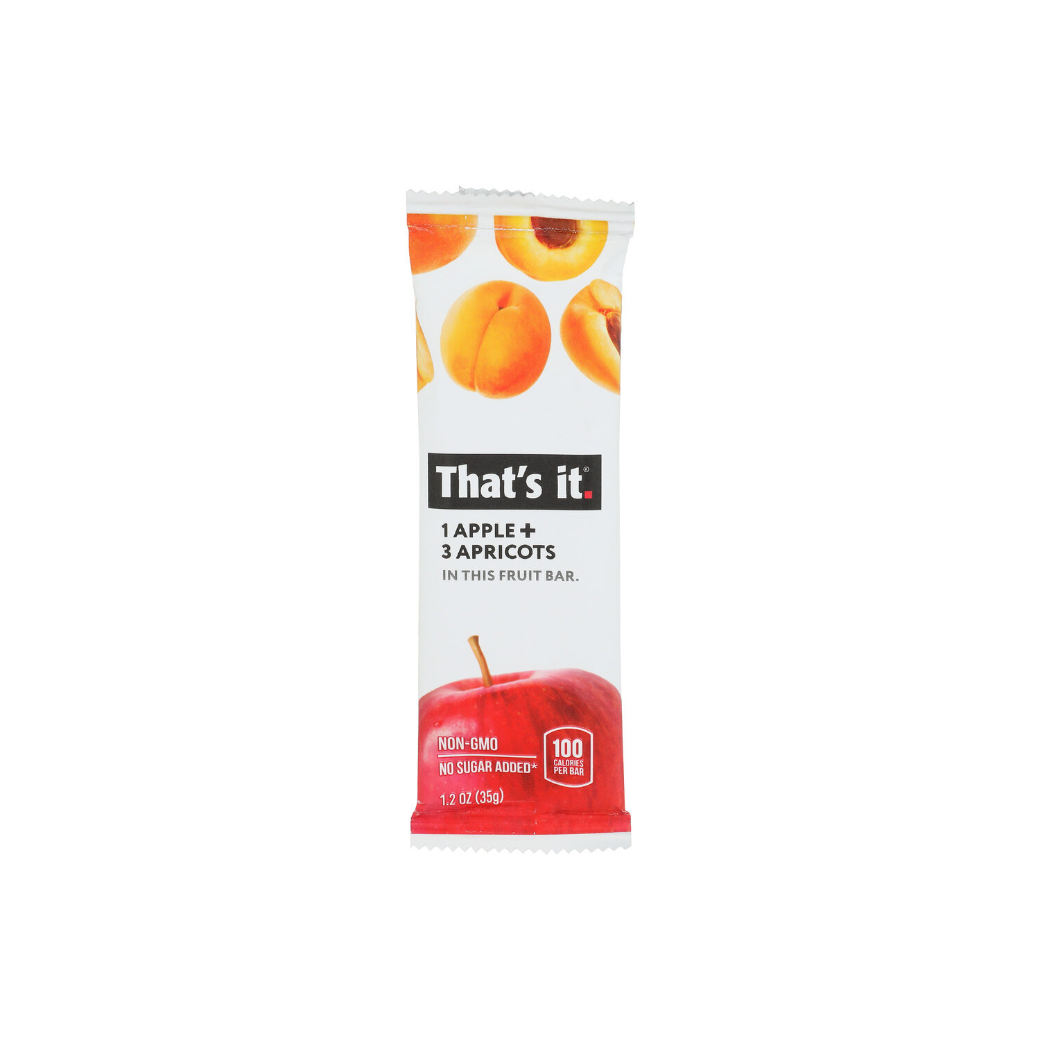 That's it Apple And Apricot Nutrition Bar - 1.2 Ounce Image 1 of 4