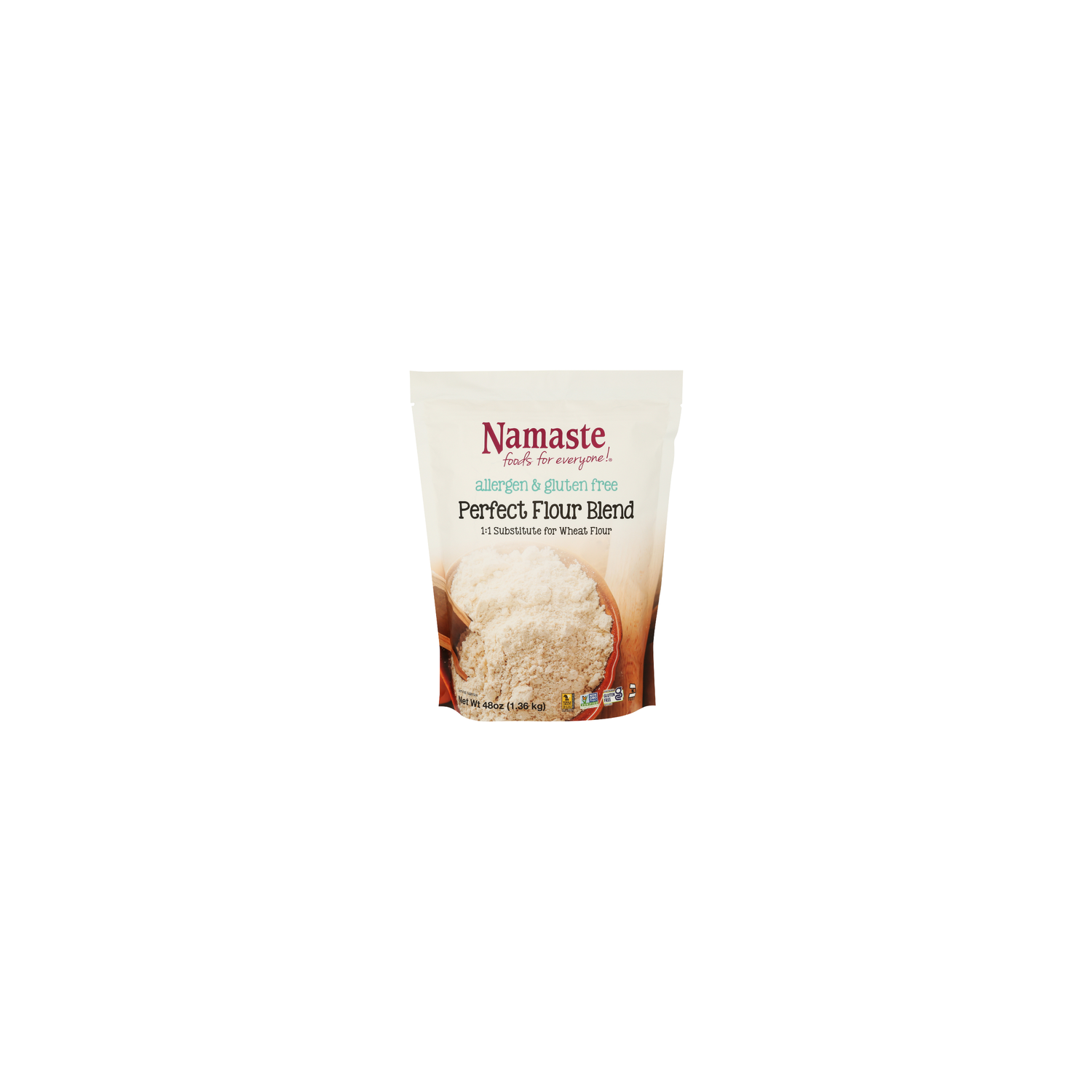Namaste Foods Unscnented Gluten Free, Dairy Vegan, Non-Gmo Dry Mix Perfect Flour Blend - 48 Ounce Image 1 of 4