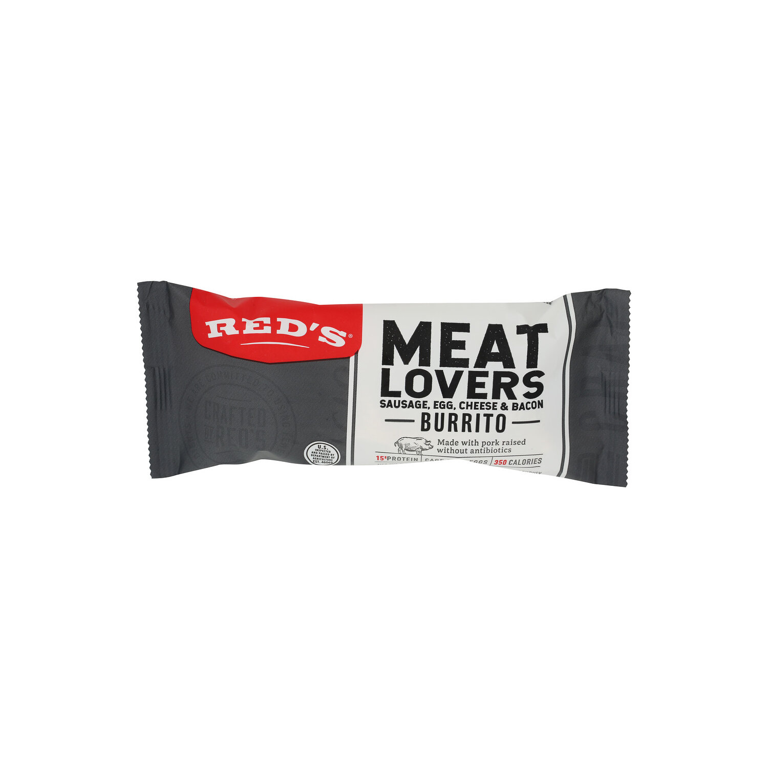 RED's All Natural Meat Lovers Breakfast Burrito - 5 Ounce Image 1 of 4