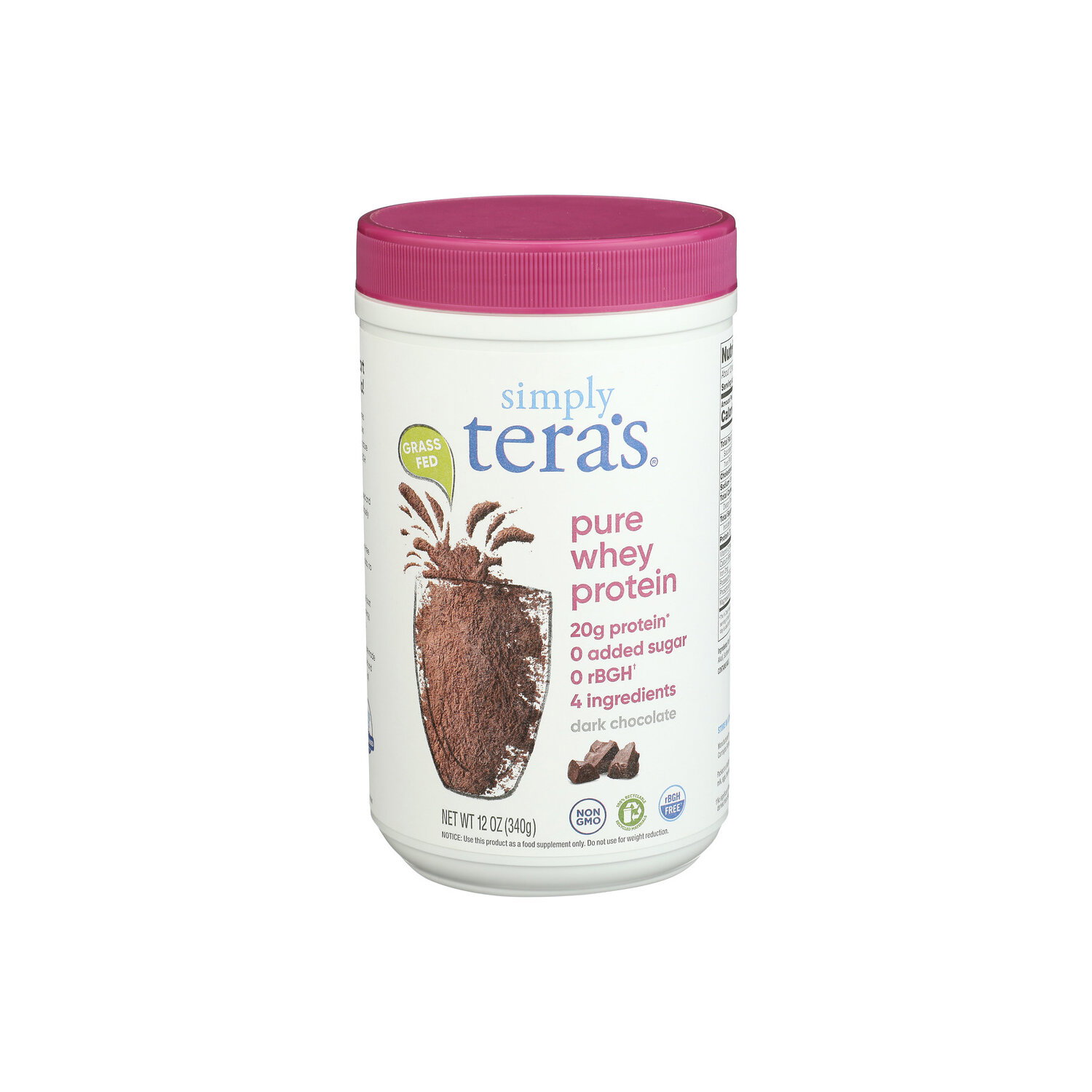 TERA's Chocolate Whey Protein - 12 Ounce Image 1 of 4