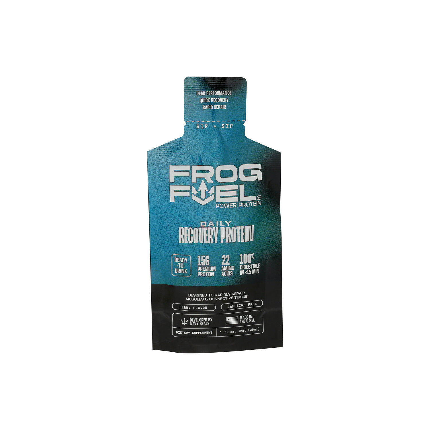 Frog Fuel Berry Flavored Liquid Protein Shot - 1 Fluid Ounce Image 1 of 2