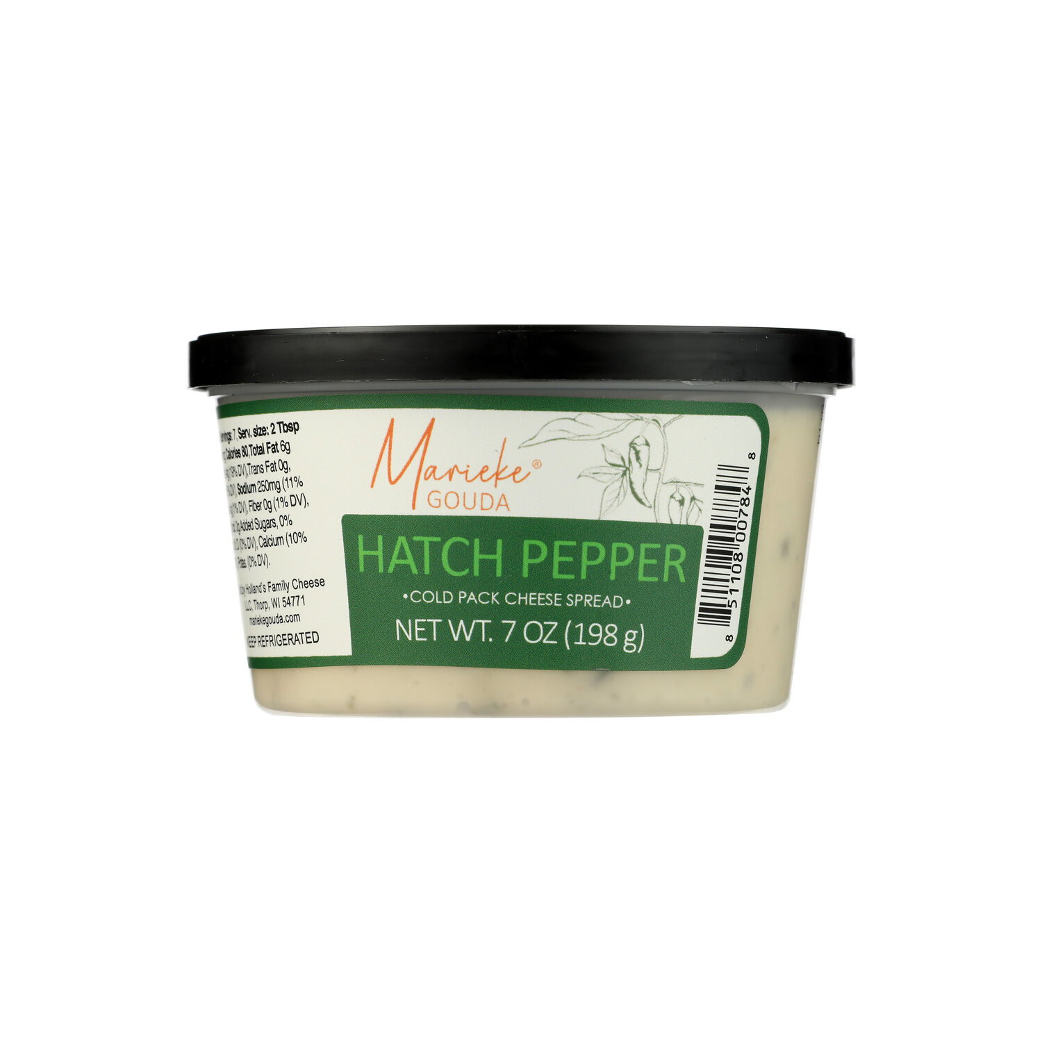 Marieke Gouda Spread Hatch Chili - 7 Ounce Image 1 of 2