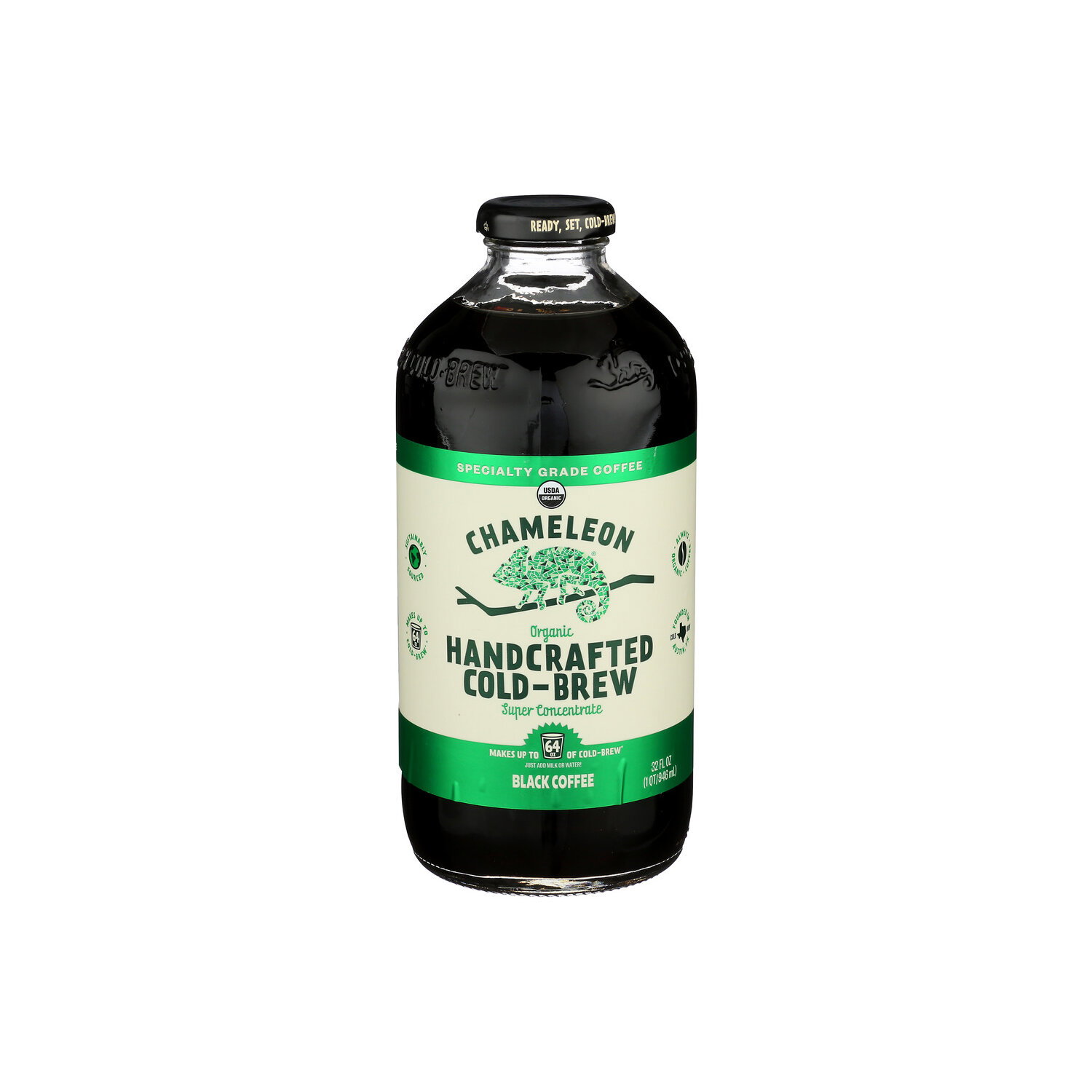 Chameleon Organic Cold Brew Black Coffee Concentrate - 32 Fluid Ounce Image 1 of 4