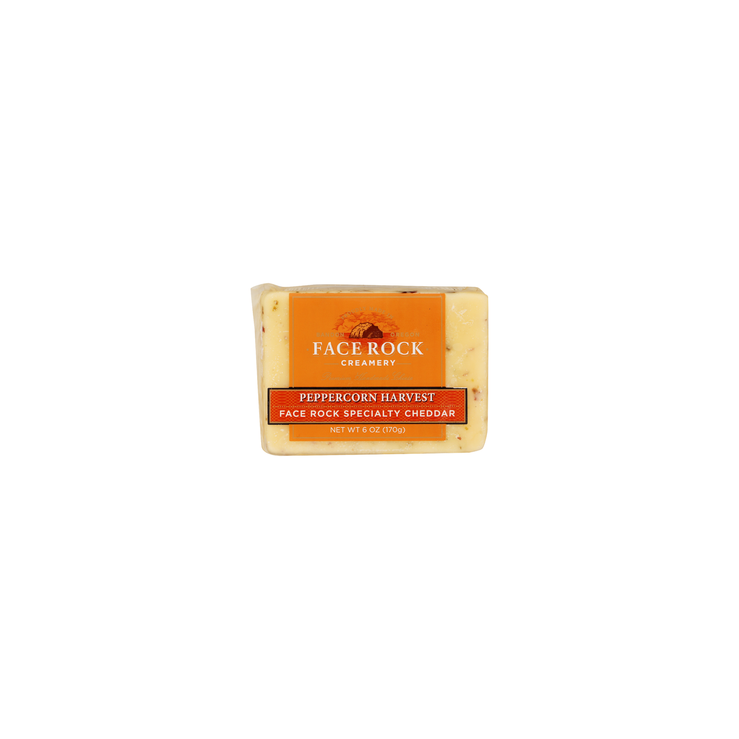 Face Rock Creamery Peppercorn Harvest Cheddar - 6 Ounce Image 1 of 2