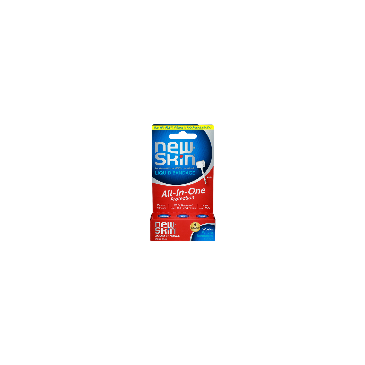 NEW-SKIN All-In-One Protection Liquid Bandage - 0.3 Fluid Ounce Image 1 of 3