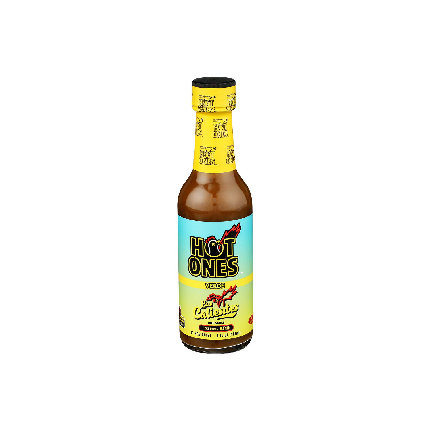 Hot Ones Smoky Peppers, Sweet Fruit And Tart Tomatillo Sauce Calientes Verde - 5 Fluid Ounce Image 1 of 4