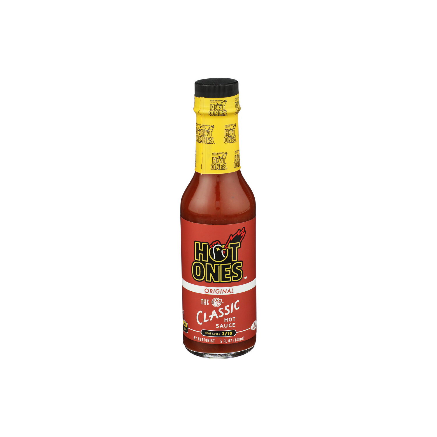 Hot Ones Apple Cider Vinegar And Mild Grassy Chile De ARBOL. The Classic Sauce - 5 Fluid Ounce Image 1 of 4