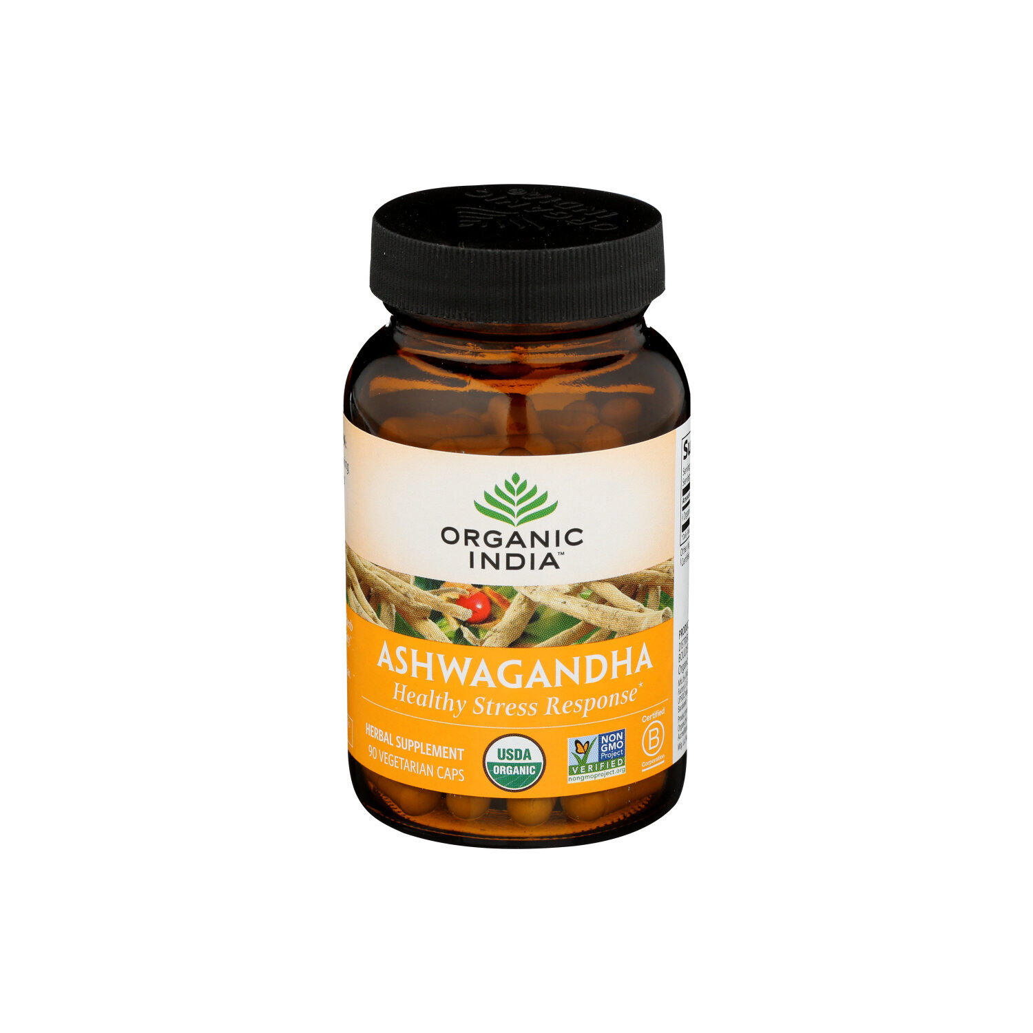 Organic India Wellness Supplements Ashwagandha - 90 Count Image 1 of 2