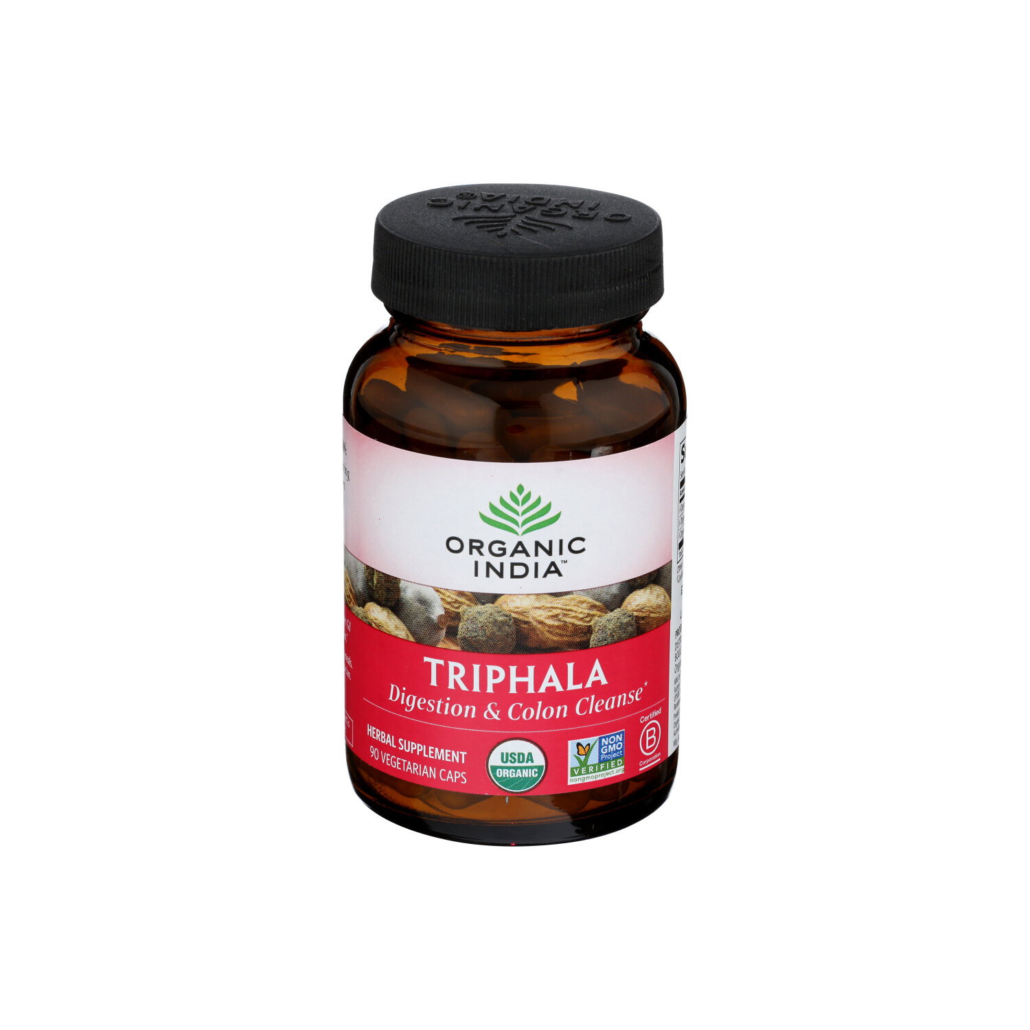 Organic India Triphala 90 Digestion & Colon Cleanse - 90 Count Image 1 of 2