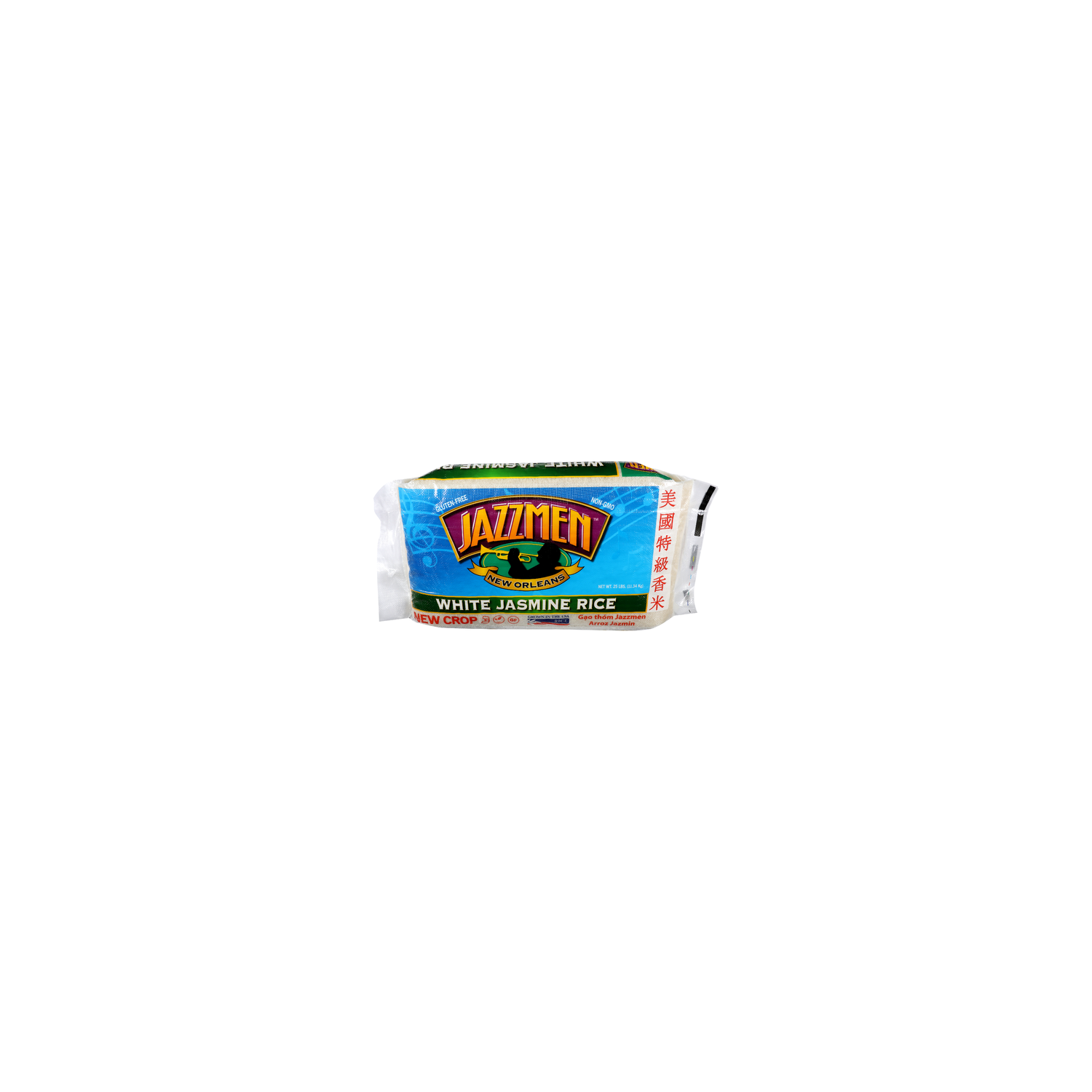 Jazzmen White Jasmine Rice - 25 Pound - Super 1 Foods