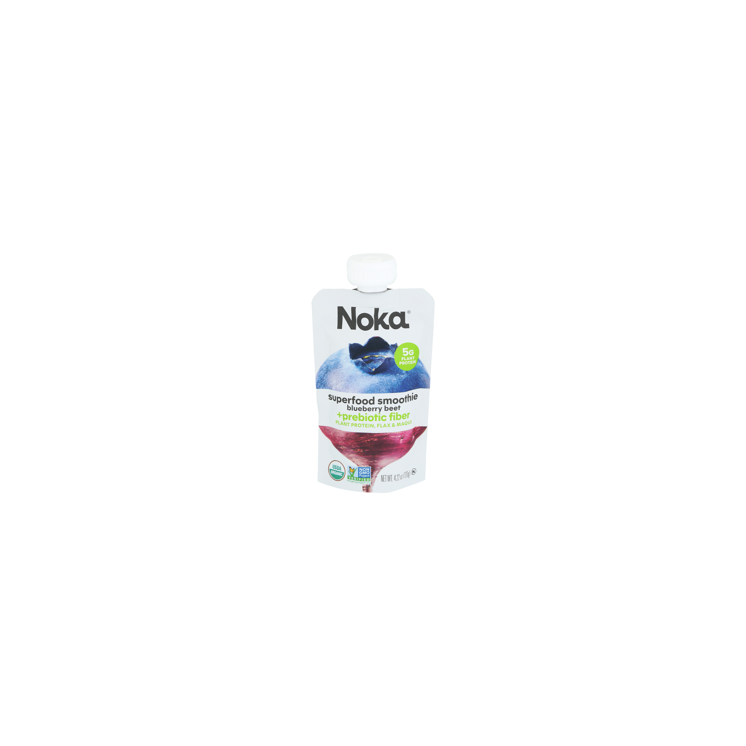 Noka Blueberry Beet Superfood Smoothie + Prebiotic Fiber - 4.22
