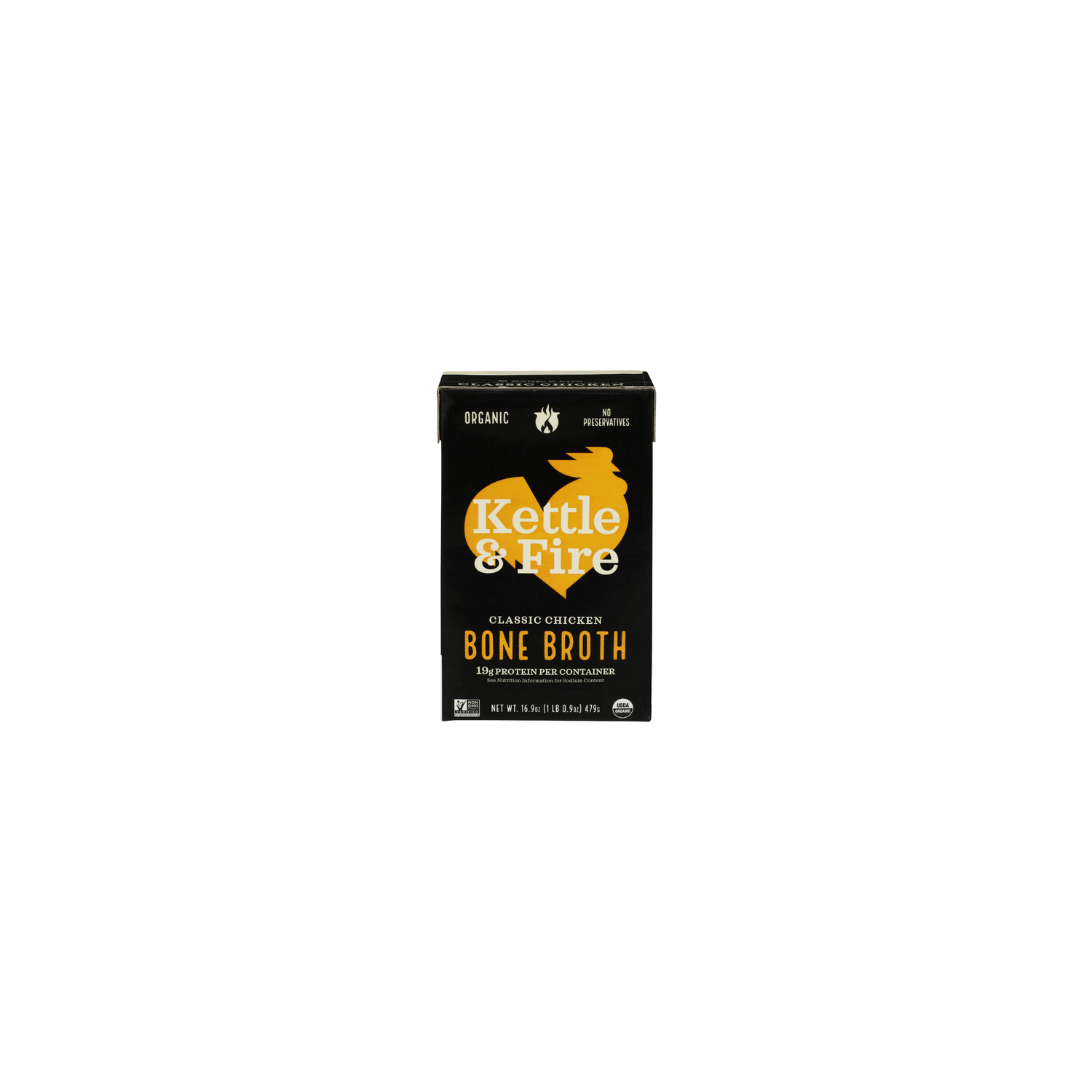 Kettle & Fire Classic Chicken Bone Broth - 16.9 Ounce Image 1 of 4