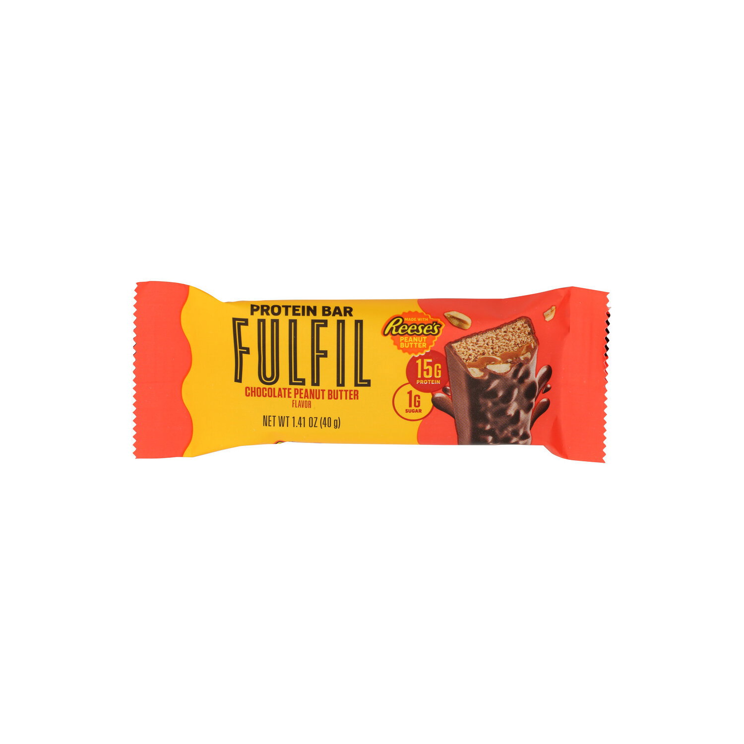 Fulfil Chocolate Peanut Butter Bar Reeses Choc Pb 12PC - 1.41 Ounce Image 1 of 4