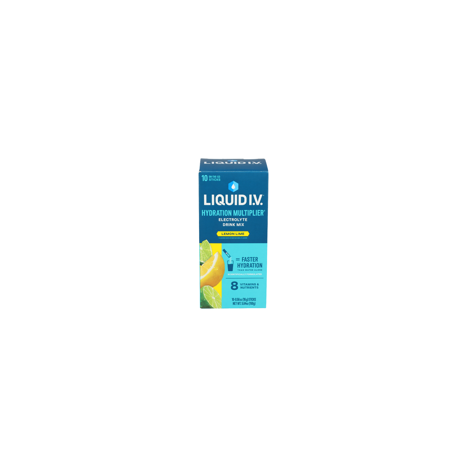 Liquid I.V. Lemon Lime Electrolyte Drink Mix - 0.564 Ounce - 10 Count Image 1 of 4