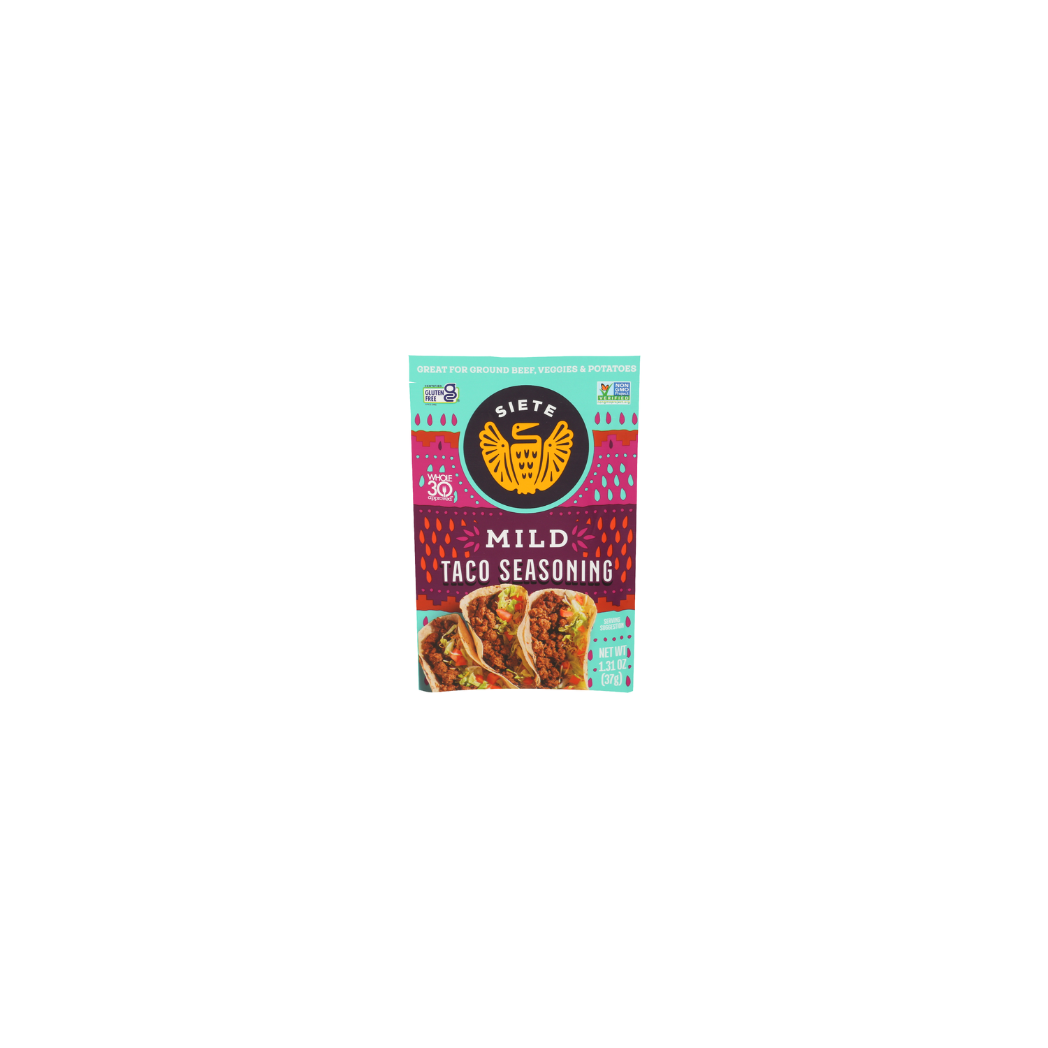 Siete Mild Seasoning Taco - 1.31 Ounce Image 1 of 4