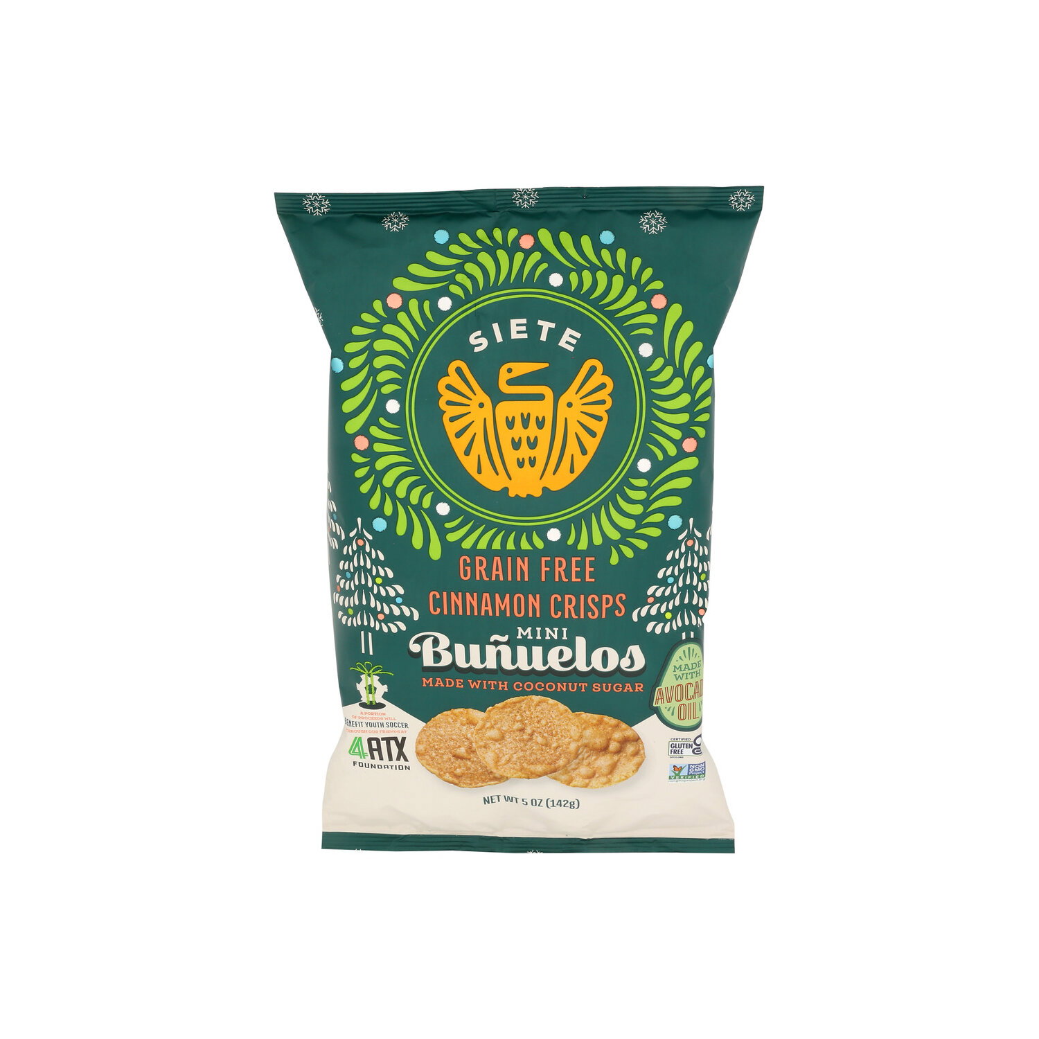 SIETE Grain Free Mini Bunuelos Cinnamon Crisps - 5 Ounce Image 1 of 4