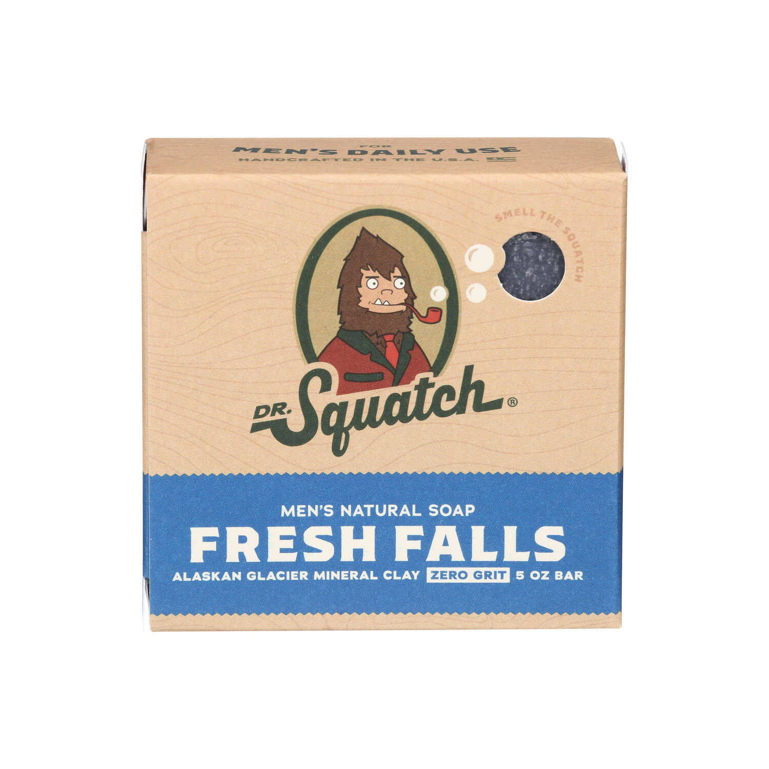 DR. Squatch Fresh Falls Zero Grit Men's Natural Bar Soap - 5 Ounce Image 1 of 3