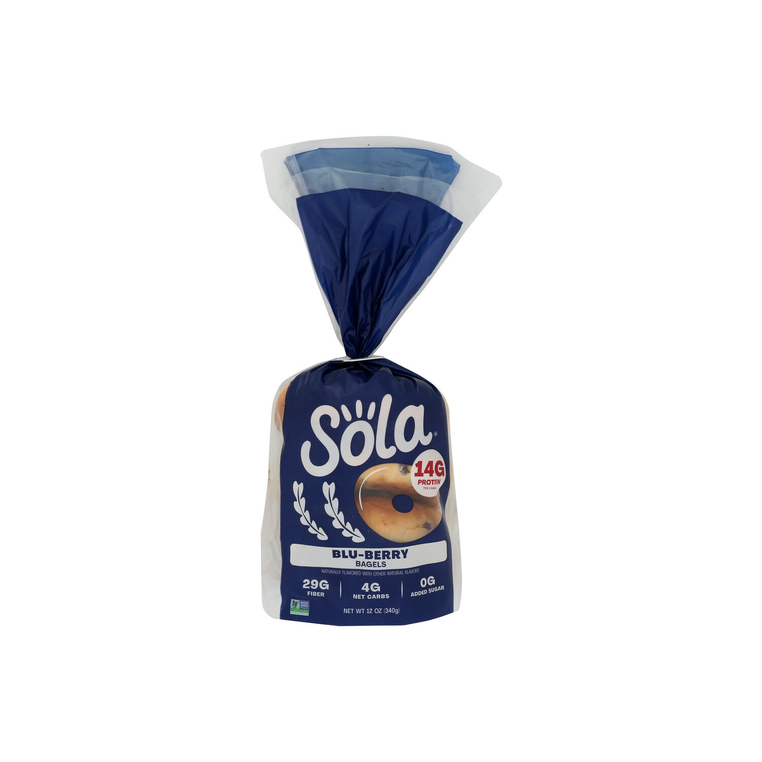 Sola Blu-Berry Bagels Blueberry - 12 Ounce - Super 1 Foods
