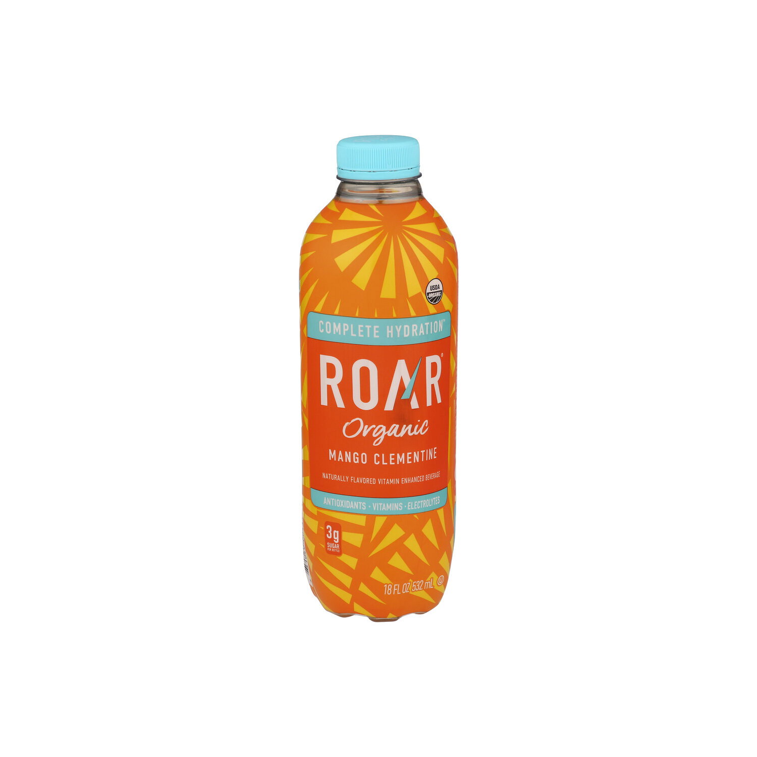 Roar Organic Mango Clementine Enhanced Water 12 Pack - 18 Fluid Ounce Image 1 of 4