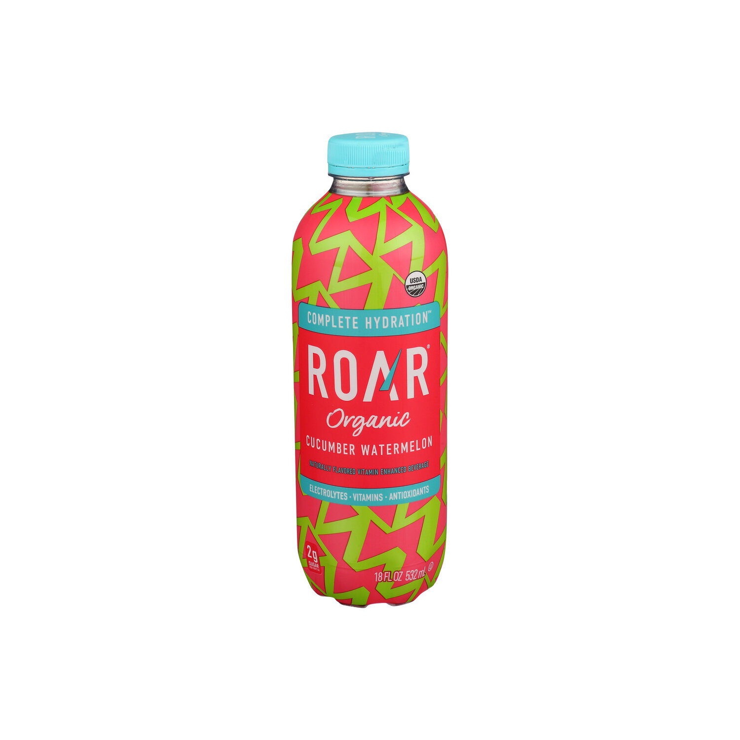 Roar Organic Cucumber Watermelon Naturally Flavored Hydration beverage - 18 Fluid Ounce Image 1 of 2