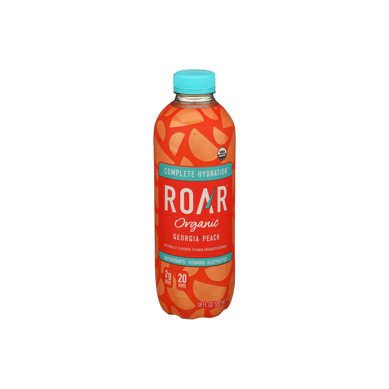 Roar Organic Georgia Peach Enhanced Water - 18 Fluid Ounce Image 1 of 4