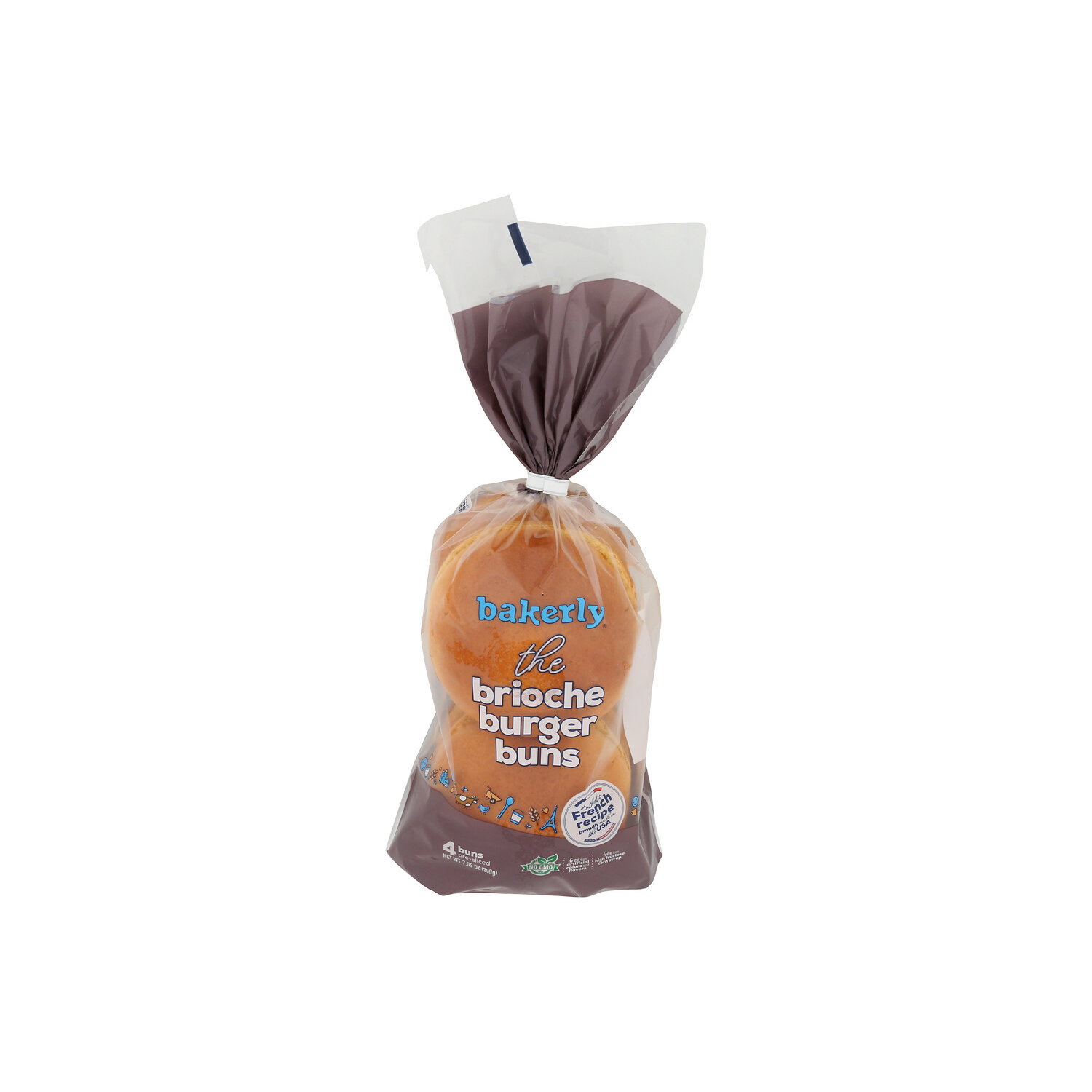 Bakerly Buns Brioche Burger - 1.763 Ounce - 4 Count Image 1 of 4